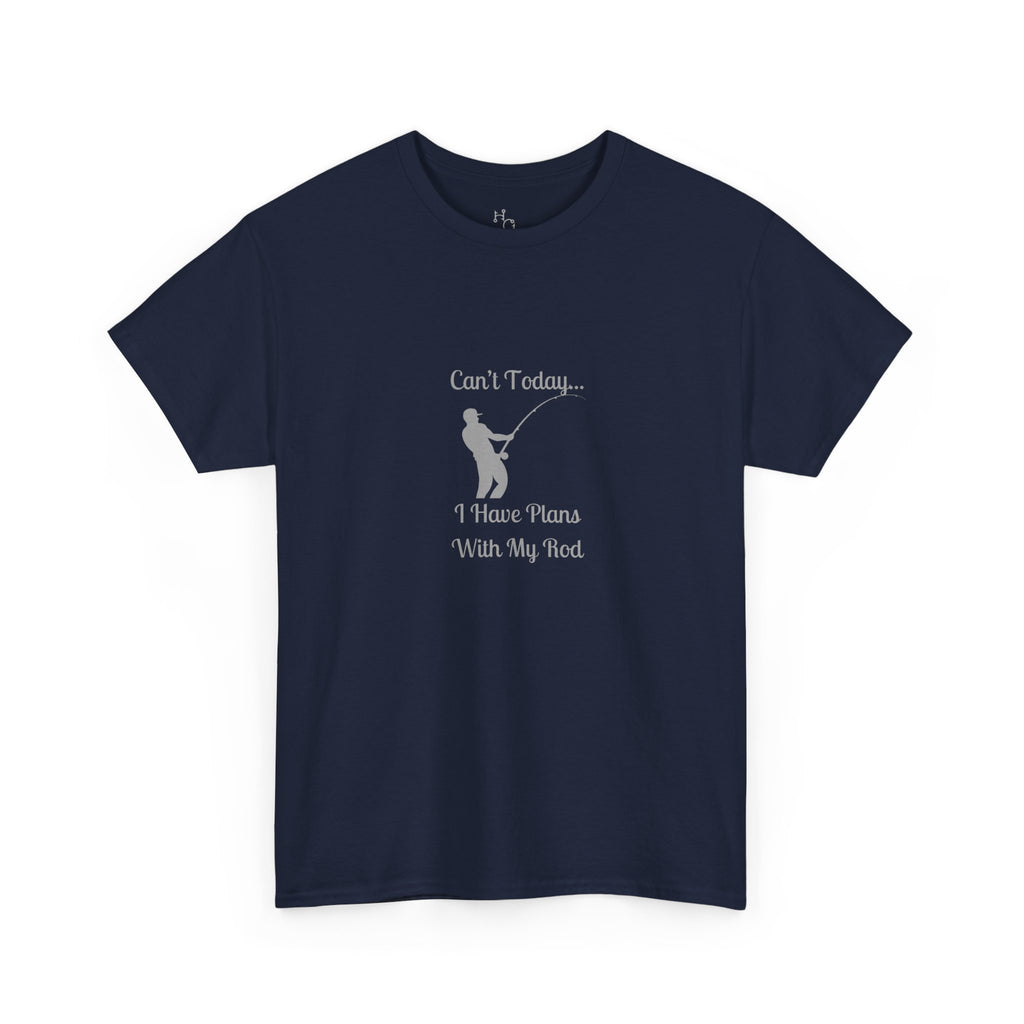 "Can't Today...I Have Plans With My Rod" Funny Fishing Softstyle Tee — Gift for Anglers