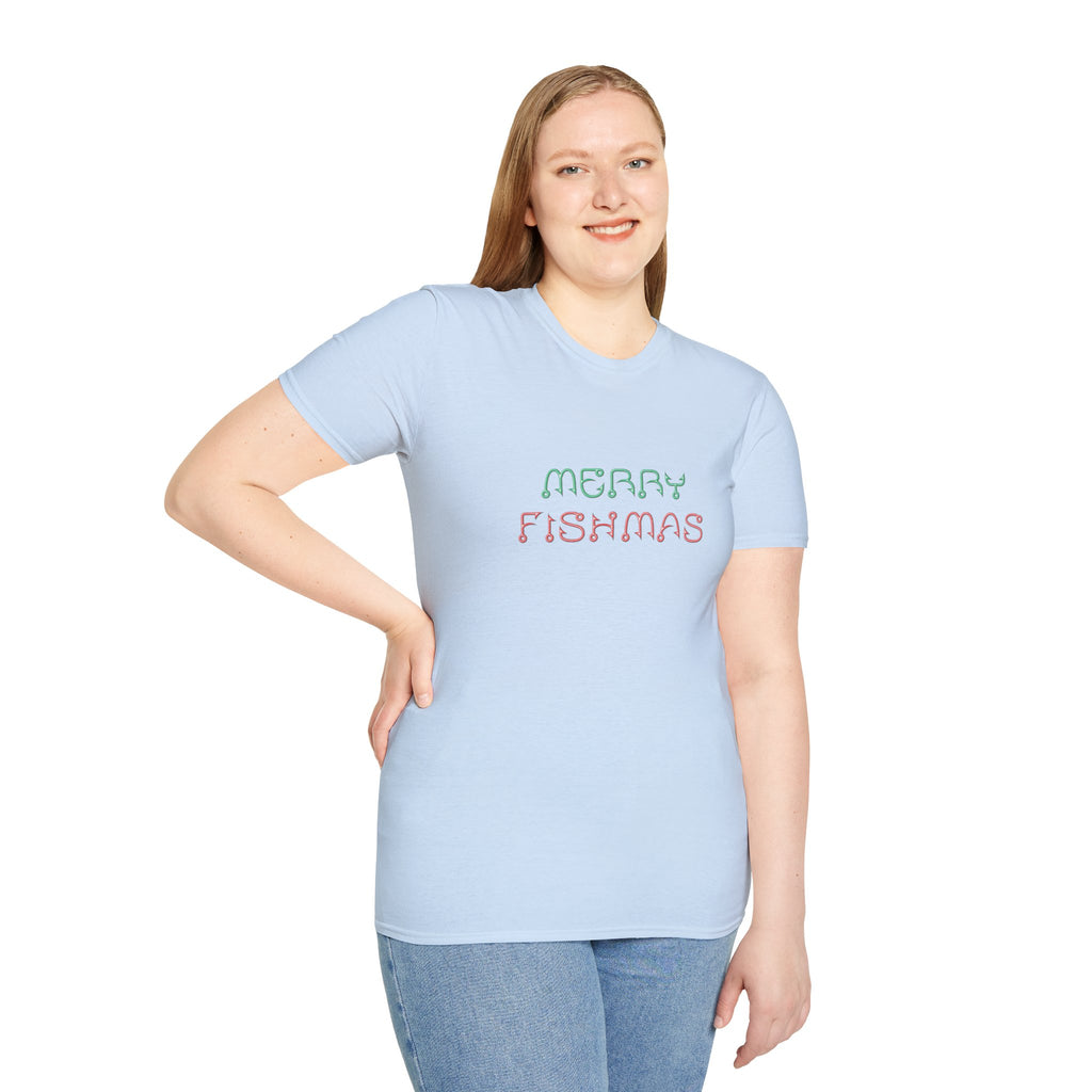 Merry Fishmas T-Shirt — Cute Holiday Pun Tee