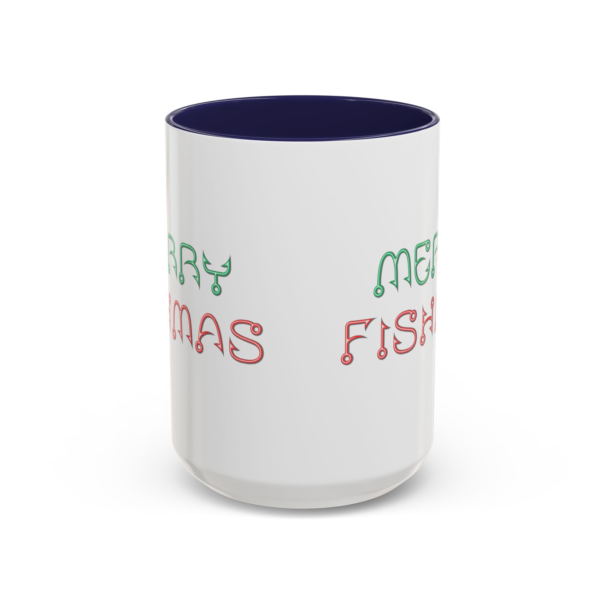Merry Fishmas Coffee Mug — Funny Holiday Fishing Gift (11/15 oz)