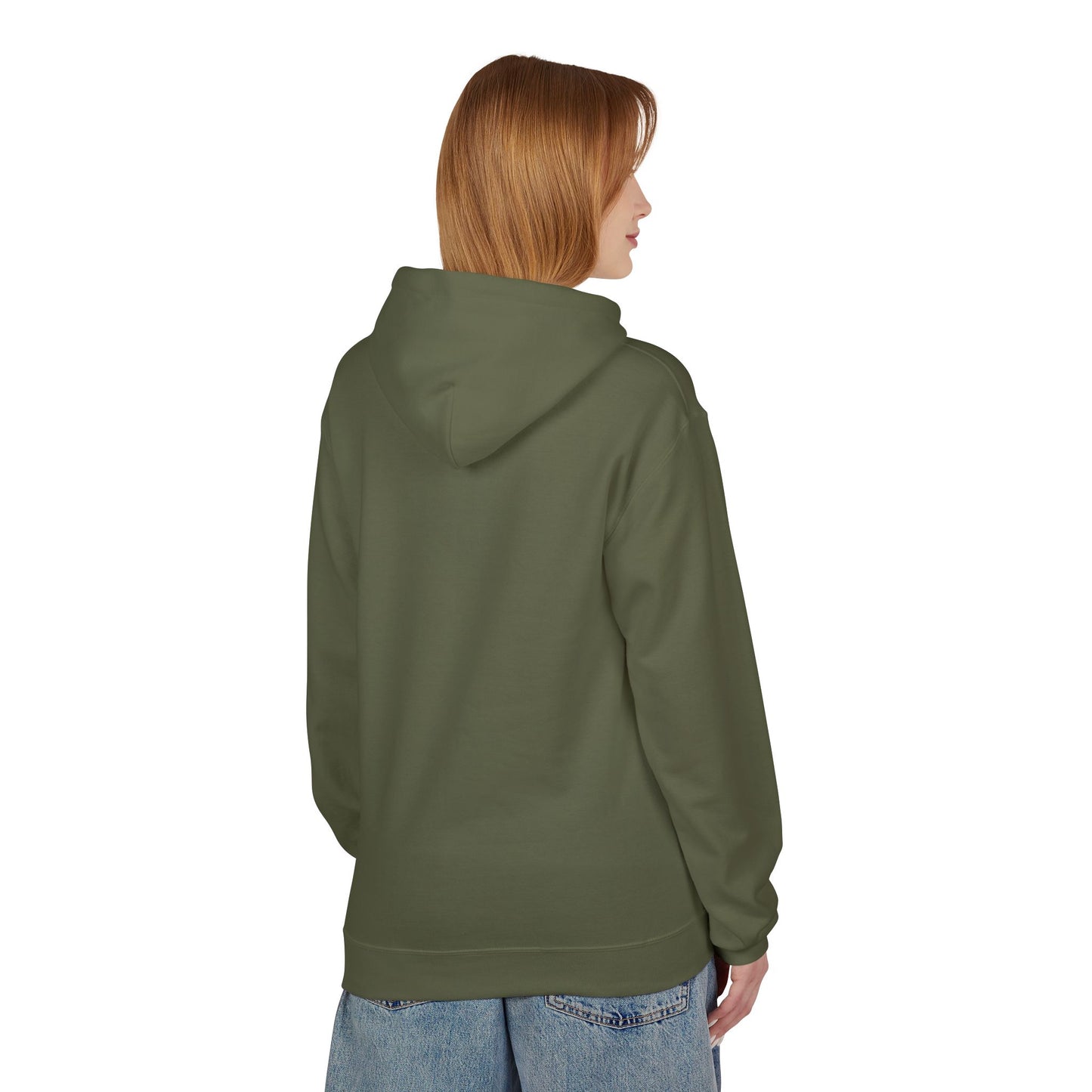"Hooked for Life" Unisex Midweight Fleece Hoodie - Perfect for Fishing Enthusiasts