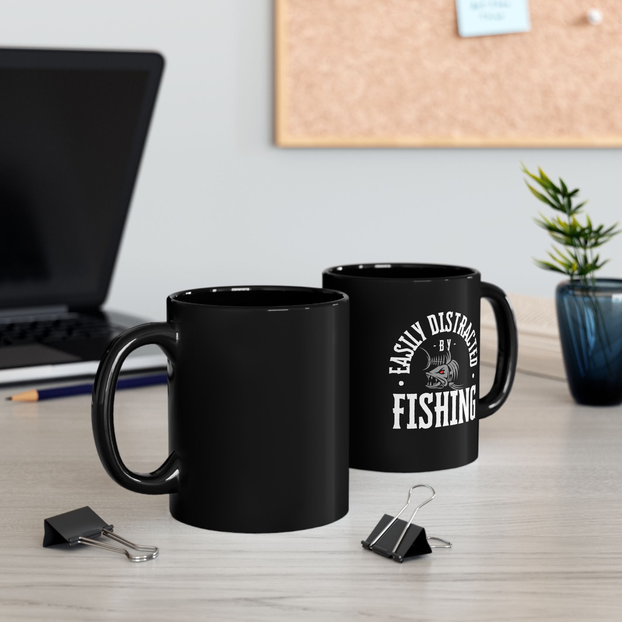 "Easily Distracted by Fishing" Mug - Perfect Gift for Fishing Enthusiasts