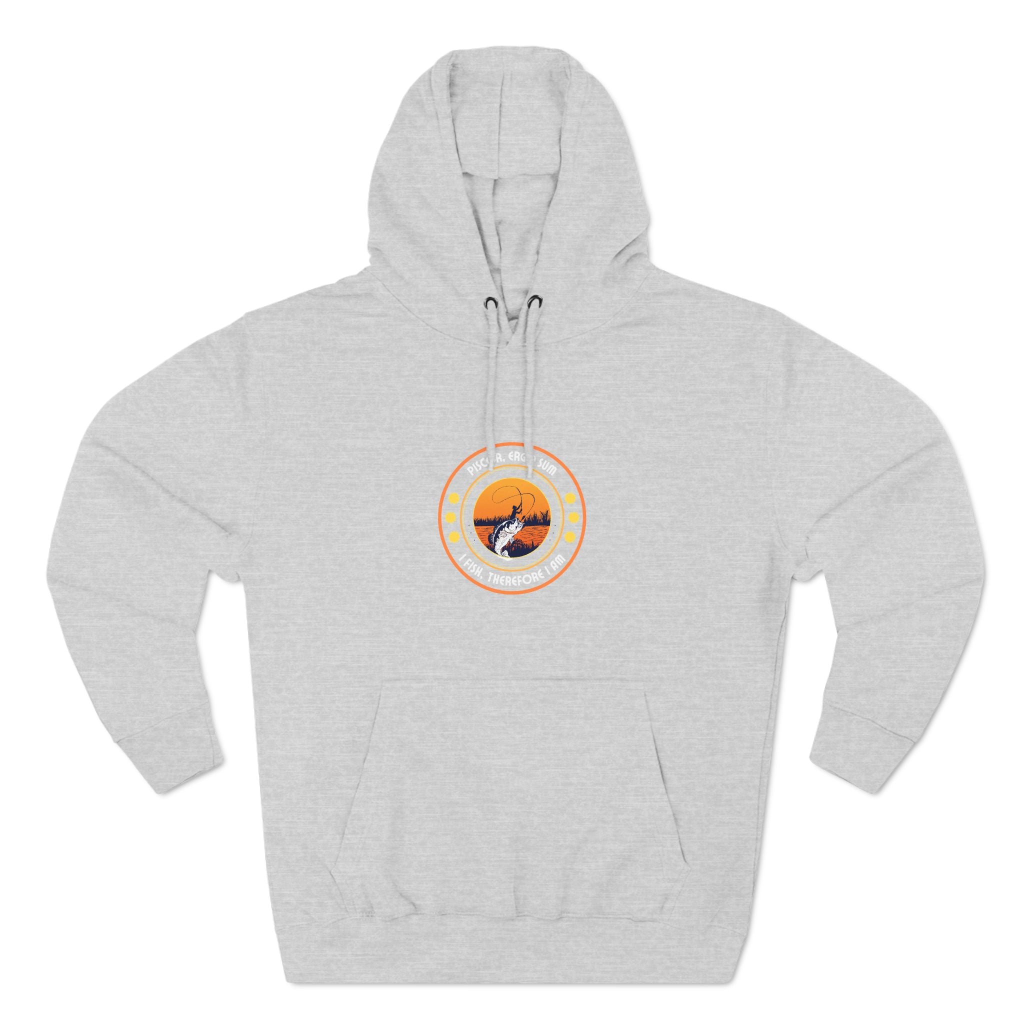 "I Fish, Therefore I Am" - Cozy Fleece for Outdoor Lovers