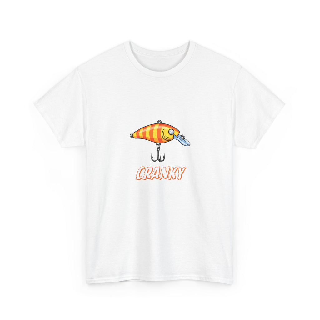 Fishing Lure 'Cranky' T-Shirt — Angler Graphic Tee for Fishermen & Outdoors