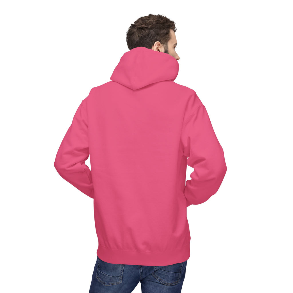"Hooked for Life" Unisex Midweight Fleece Hoodie - Perfect for Fishing Enthusiasts