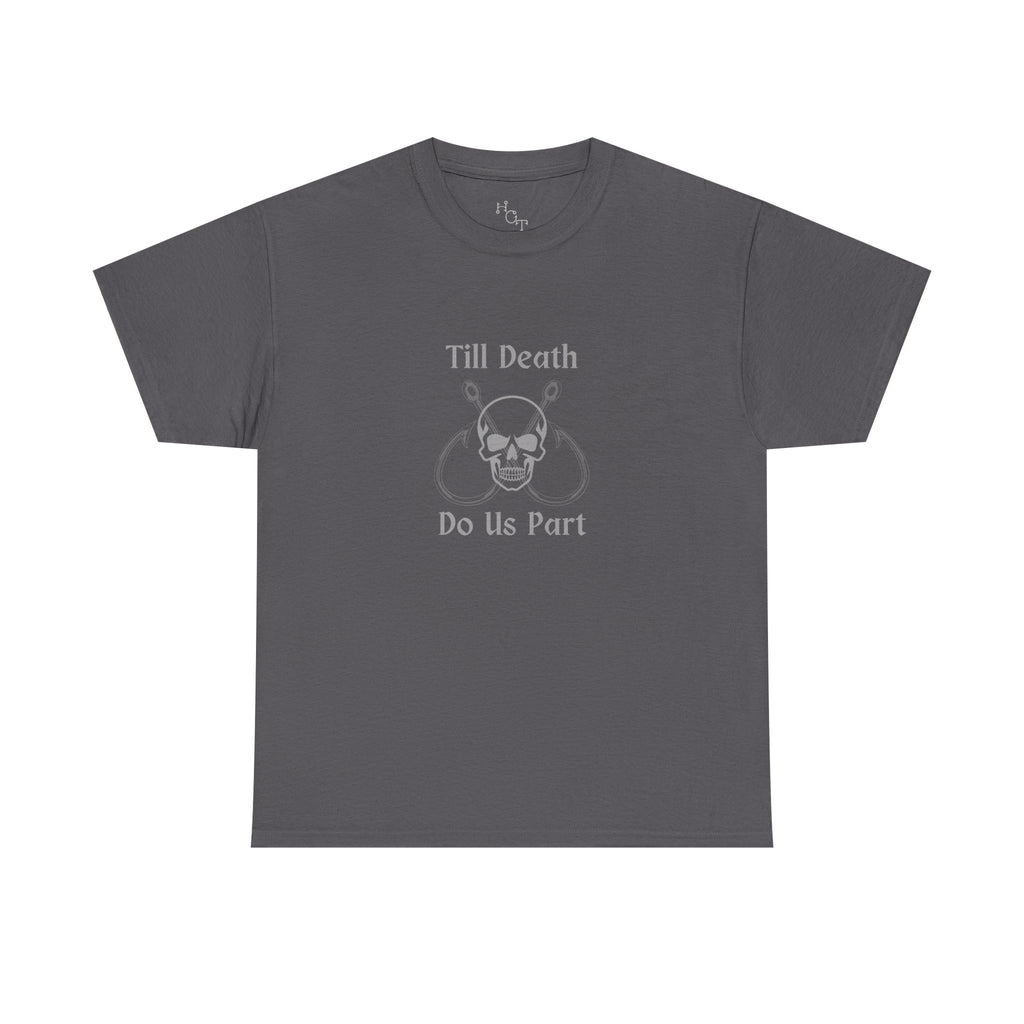 "Till Death Do Us Part" Funny Fishing Softstyle Tee — Gift for Anglers