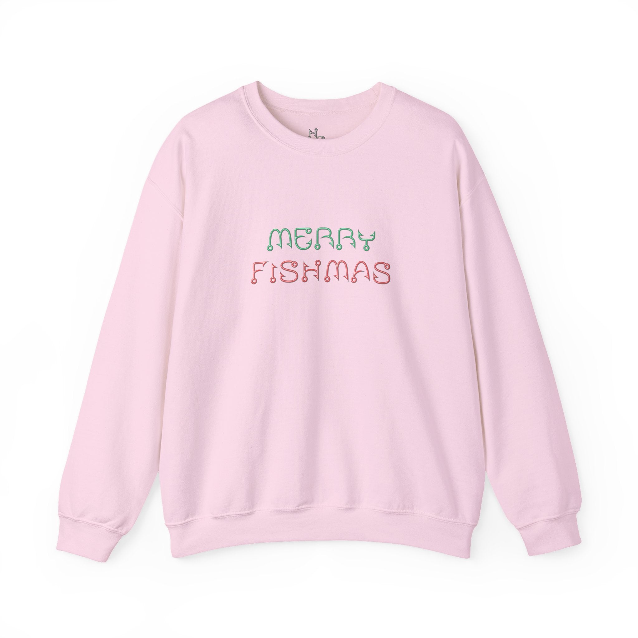 Sweatshirt — "Merry Fishmas" Pastel Holiday Crewneck