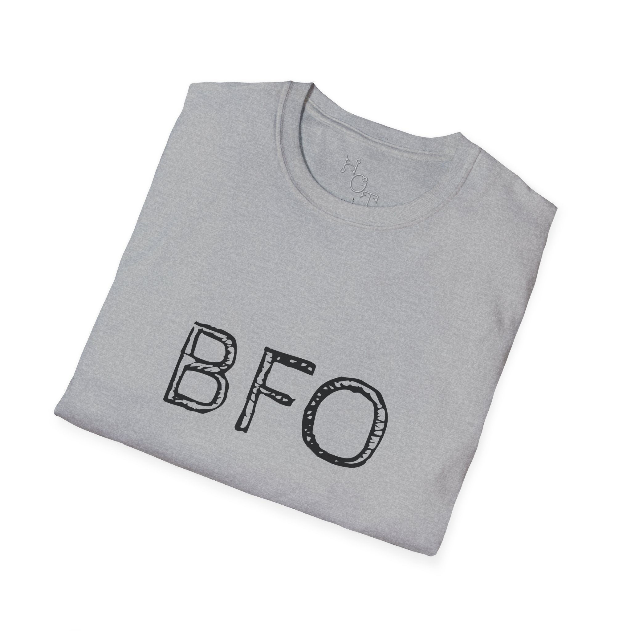"BFO: Boat Flips Only" Unisex Softstyle T-Shirt - Perfect for Fishing Enthusiasts