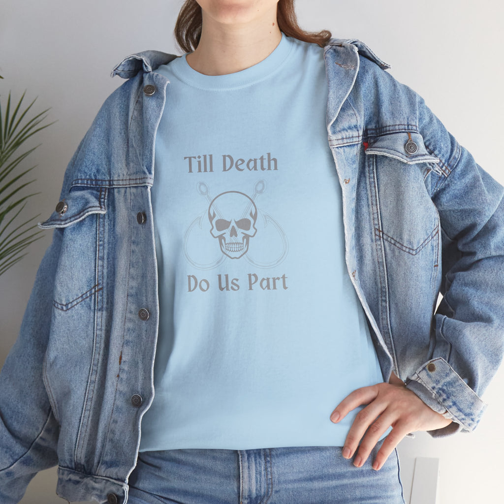 "Till Death Do Us Part" Funny Fishing Softstyle Tee — Gift for Anglers