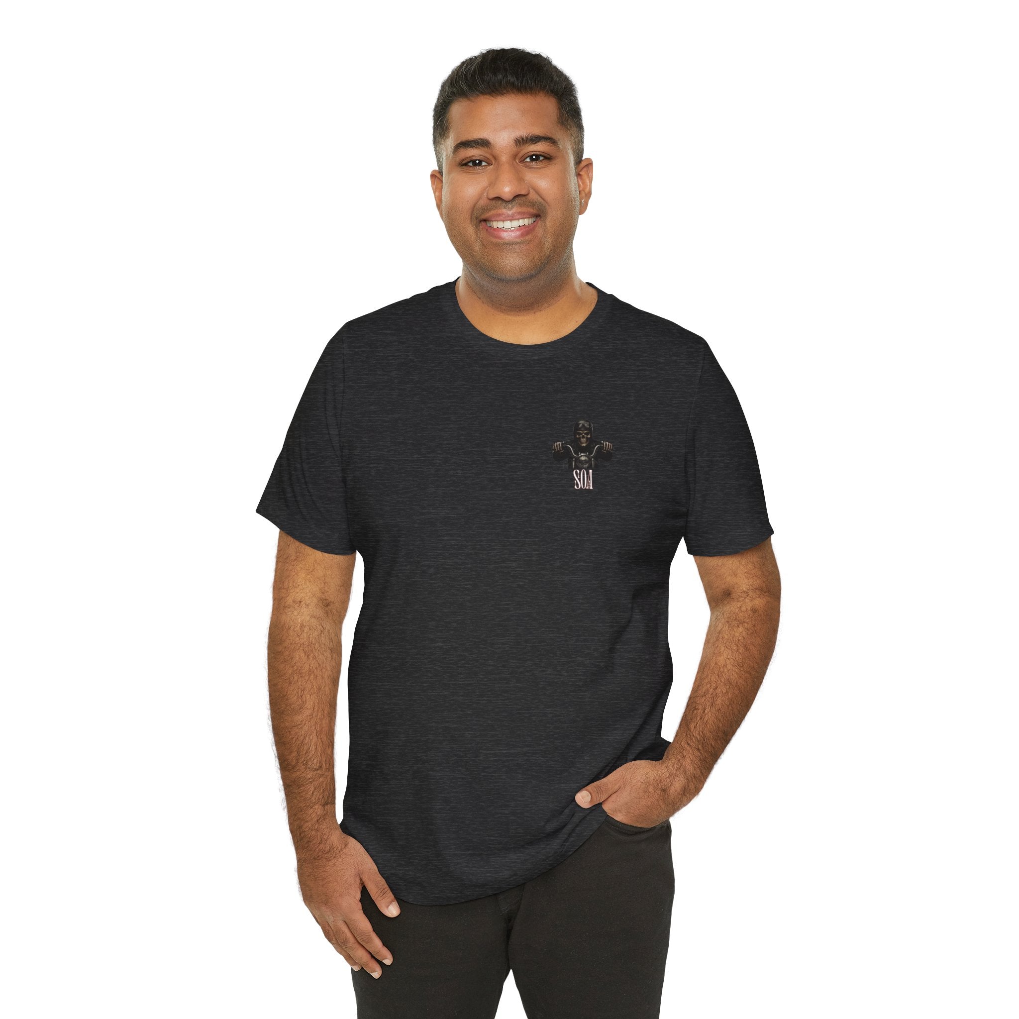 Skull Biker Tee — "Sons of Acetaminophen" Motorcycle T‑Shirt