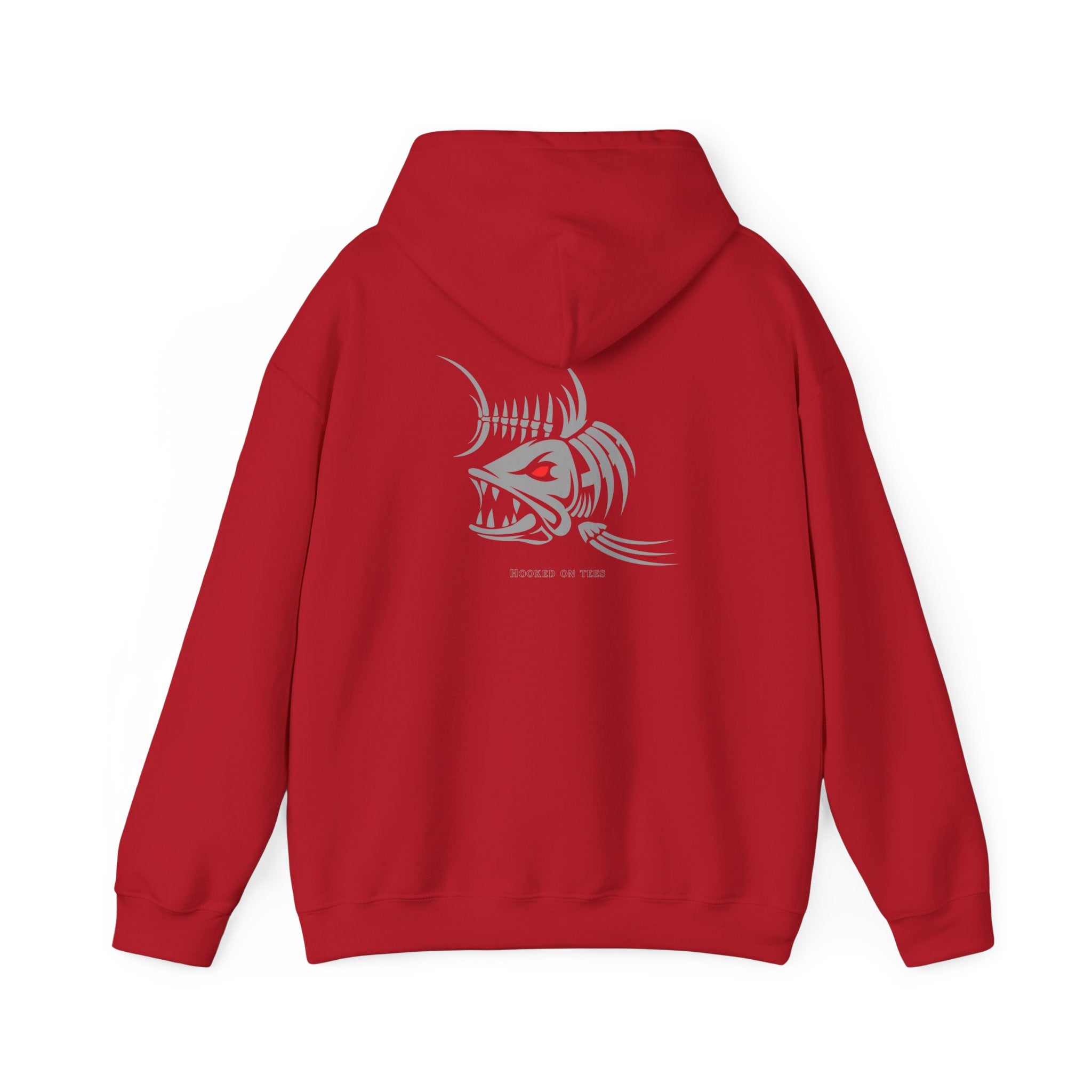 "Fishing University" Unisex Heavy Blend Hoodie - Fun Design for Fishermen
