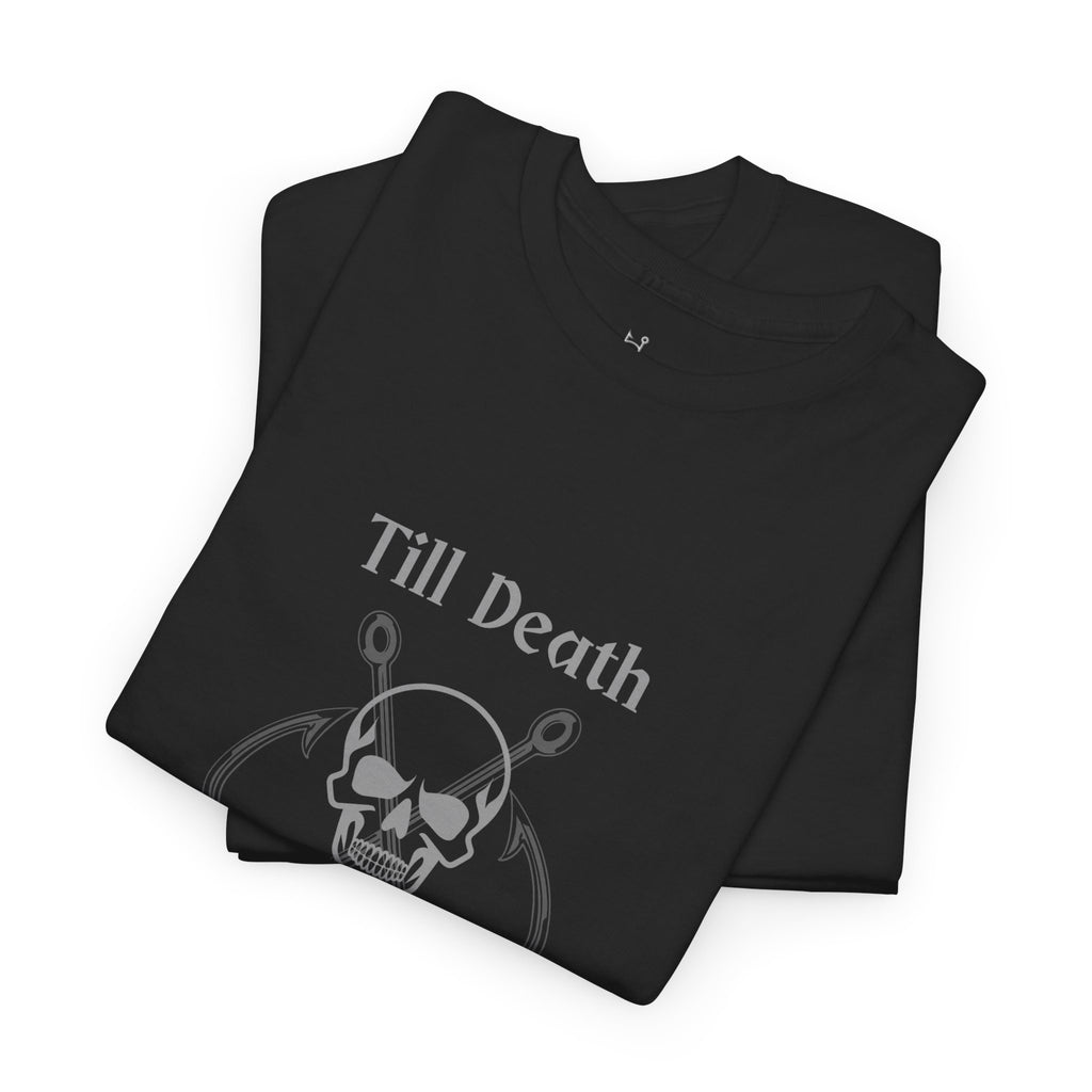 "Till Death Do Us Part" Funny Fishing Softstyle Tee — Gift for Anglers