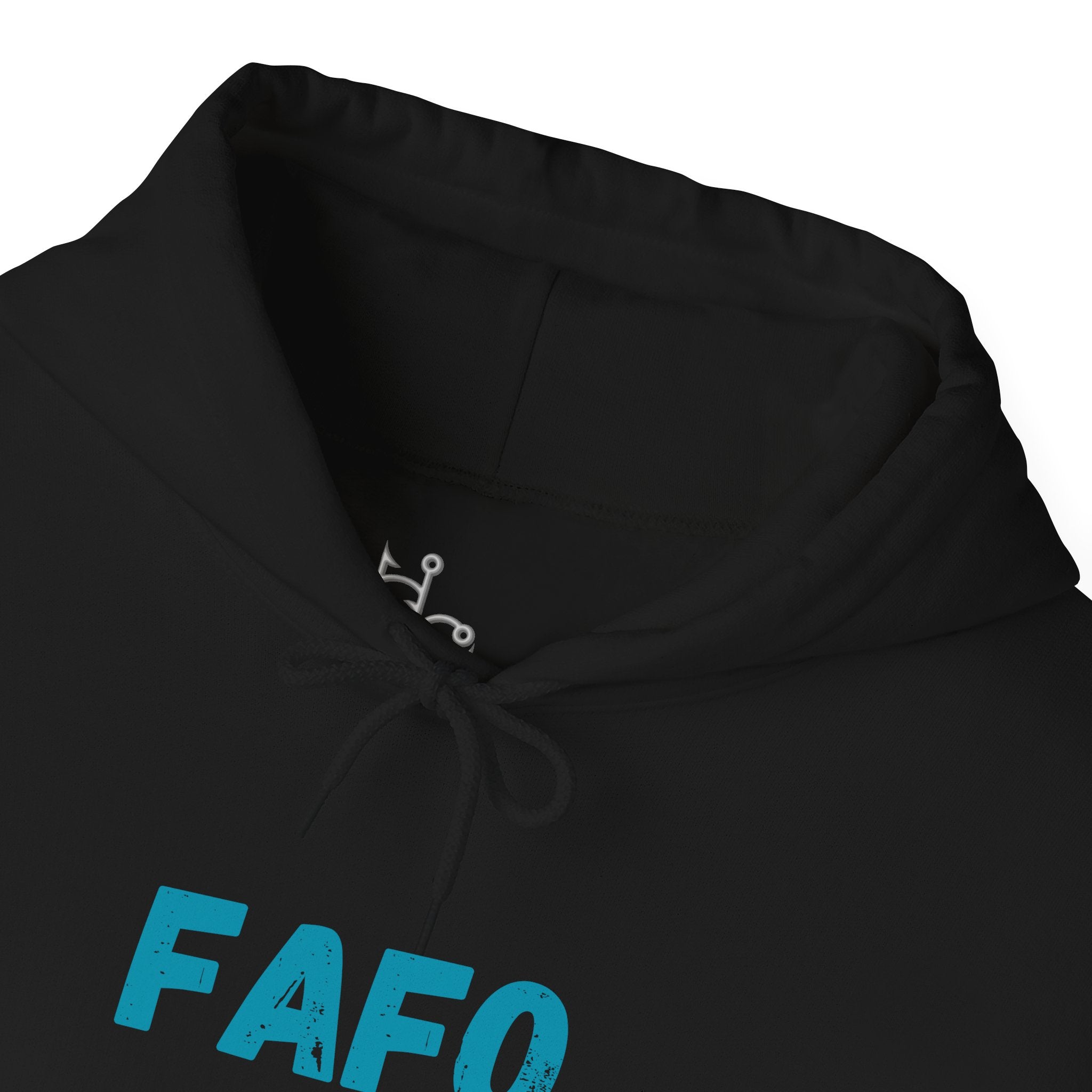 "FAFO - Fish Around and Find Out" Shark Unisex Heavy Blend™ Hooded Sweatshirt - Fun & Casual Streetwear