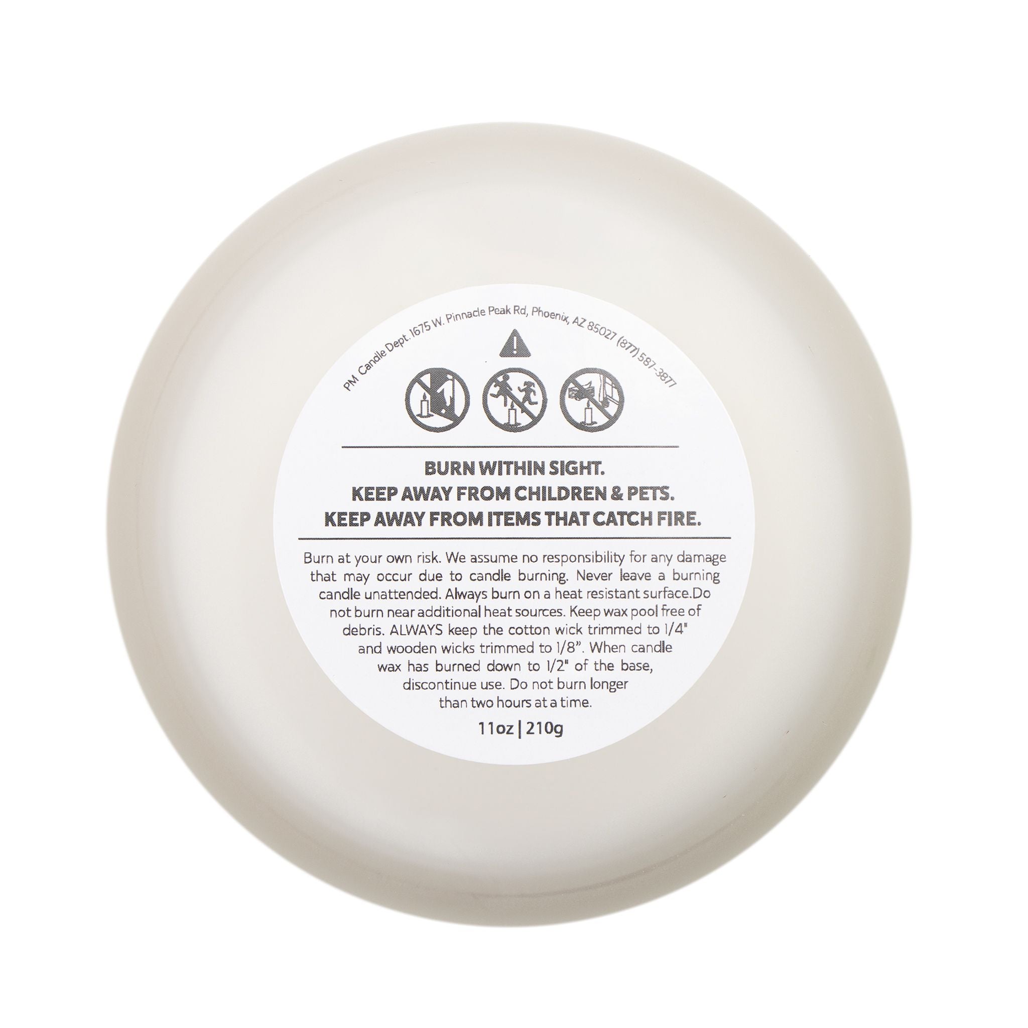 "Fishing On The Brain" Frosted Glass Candle, 11oz. #fishing #fisherman #outdoors