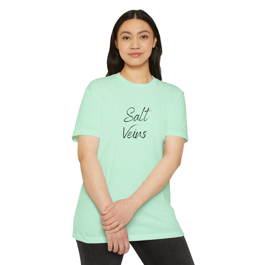 "Salt Veins" Fishing Lifestyle CVC Jersey Tee — Gift for Anglers
