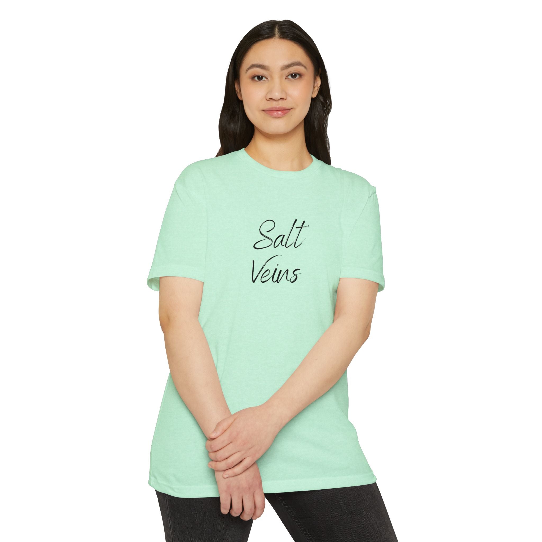Salt Veins Unisex CVC Jersey T-shirt – Casual Summer Wear