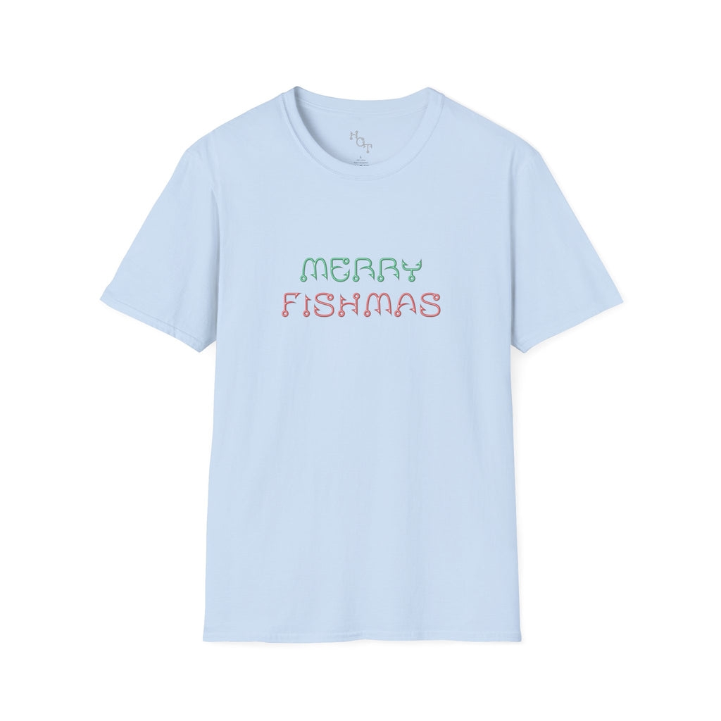 Merry Fishmas T-Shirt — Cute Holiday Pun Tee