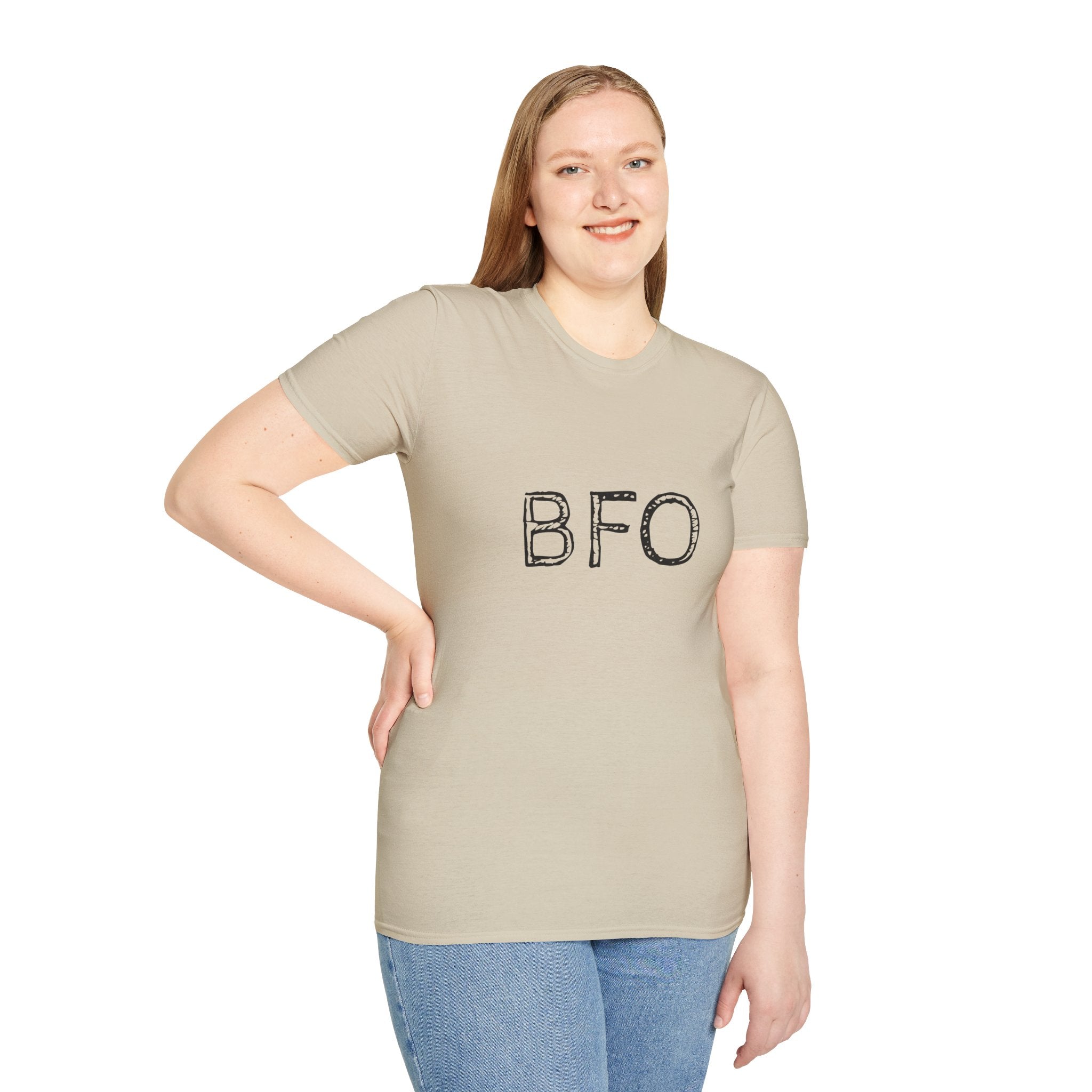 "BFO: Boat Flips Only" Unisex Softstyle T-Shirt - Perfect for Fishing Enthusiasts