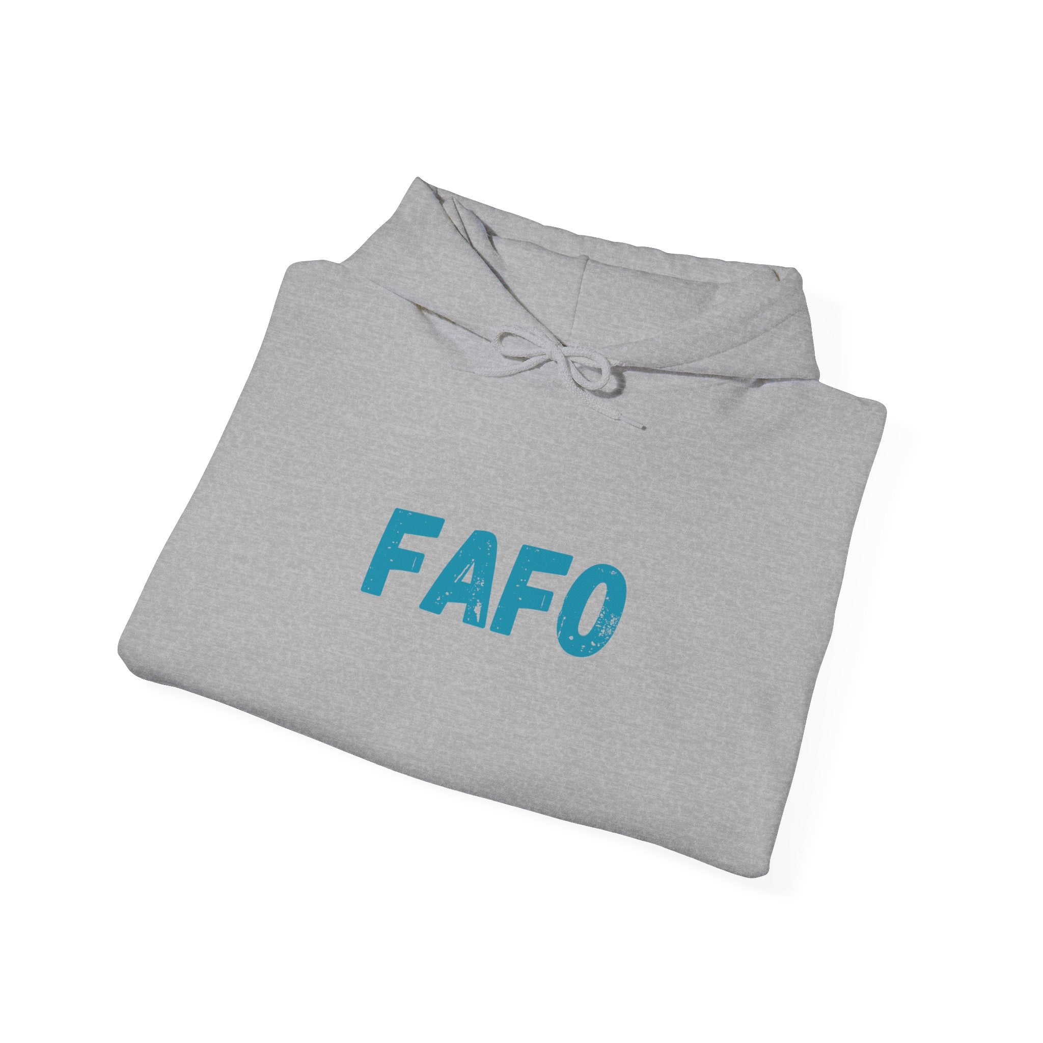 "FAFO - Fish Around and Find Out" Shark Unisex Heavy Blend™ Hooded Sweatshirt - Fun & Casual Streetwear