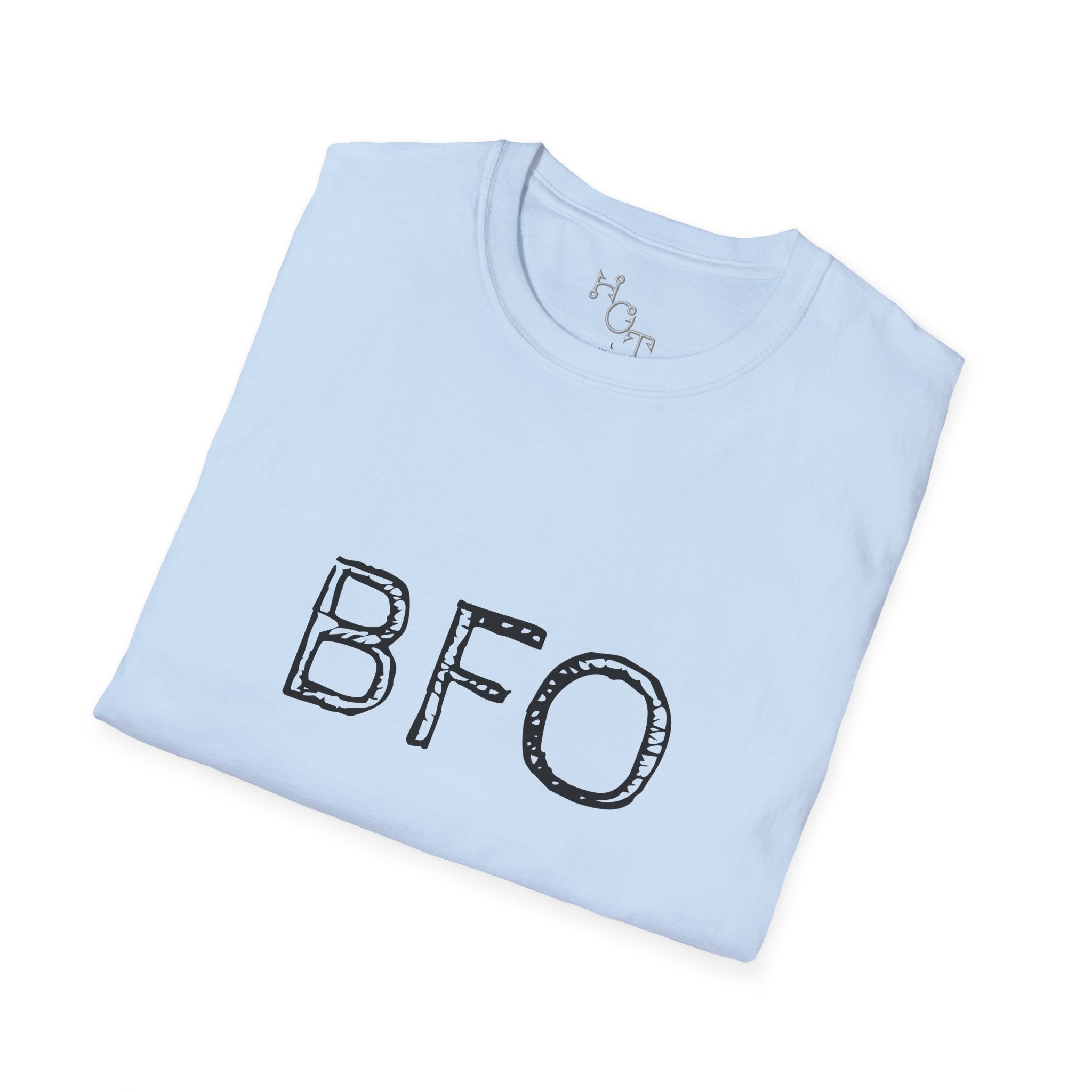 "BFO: Boat Flips Only" Unisex Softstyle T-Shirt - Perfect for Fishing Enthusiasts