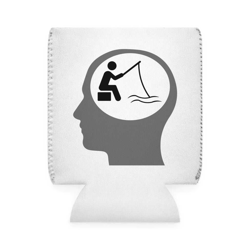 "Fishing on the Brain" Can Cooler Sleeve - Perfect for Outdoor Fun and Relaxation