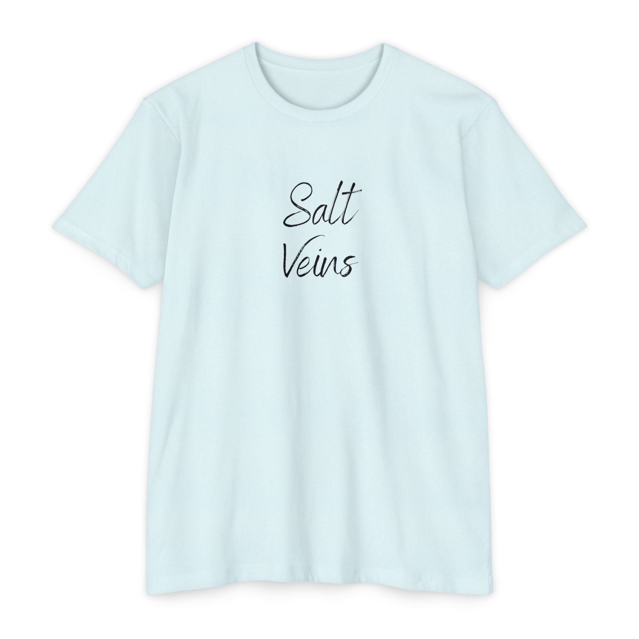 Salt Veins Unisex CVC Jersey T-shirt – Casual Summer Wear
