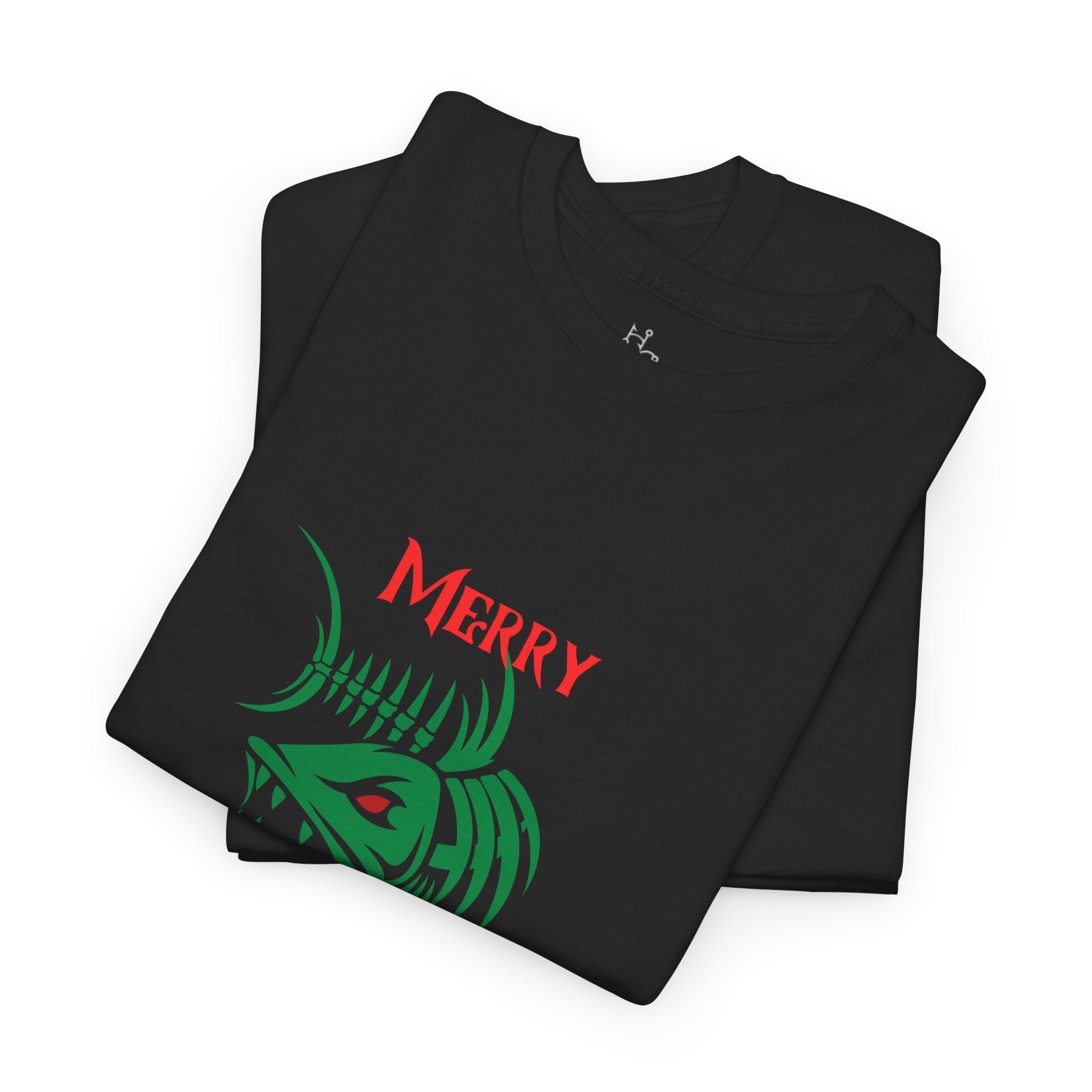 Fishmas Graphic Tee — "Merry Fishmas" Christmas Fishing T-Shirt