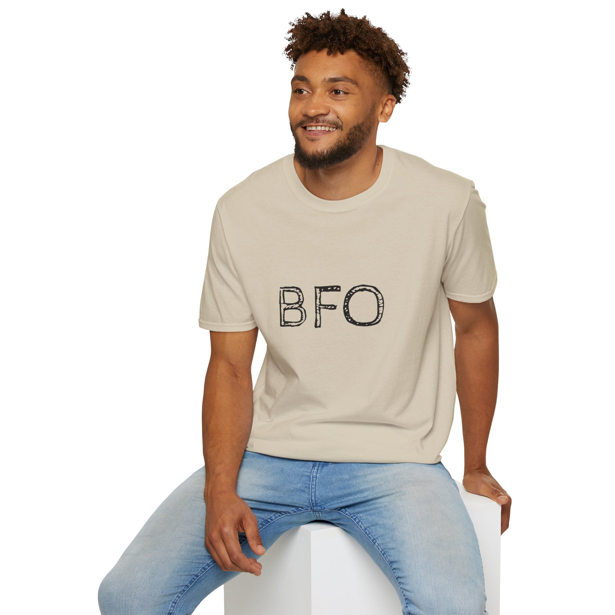 "BFO: Boat Flips Only" Unisex Softstyle T-Shirt - Perfect for Fishing Enthusiasts
