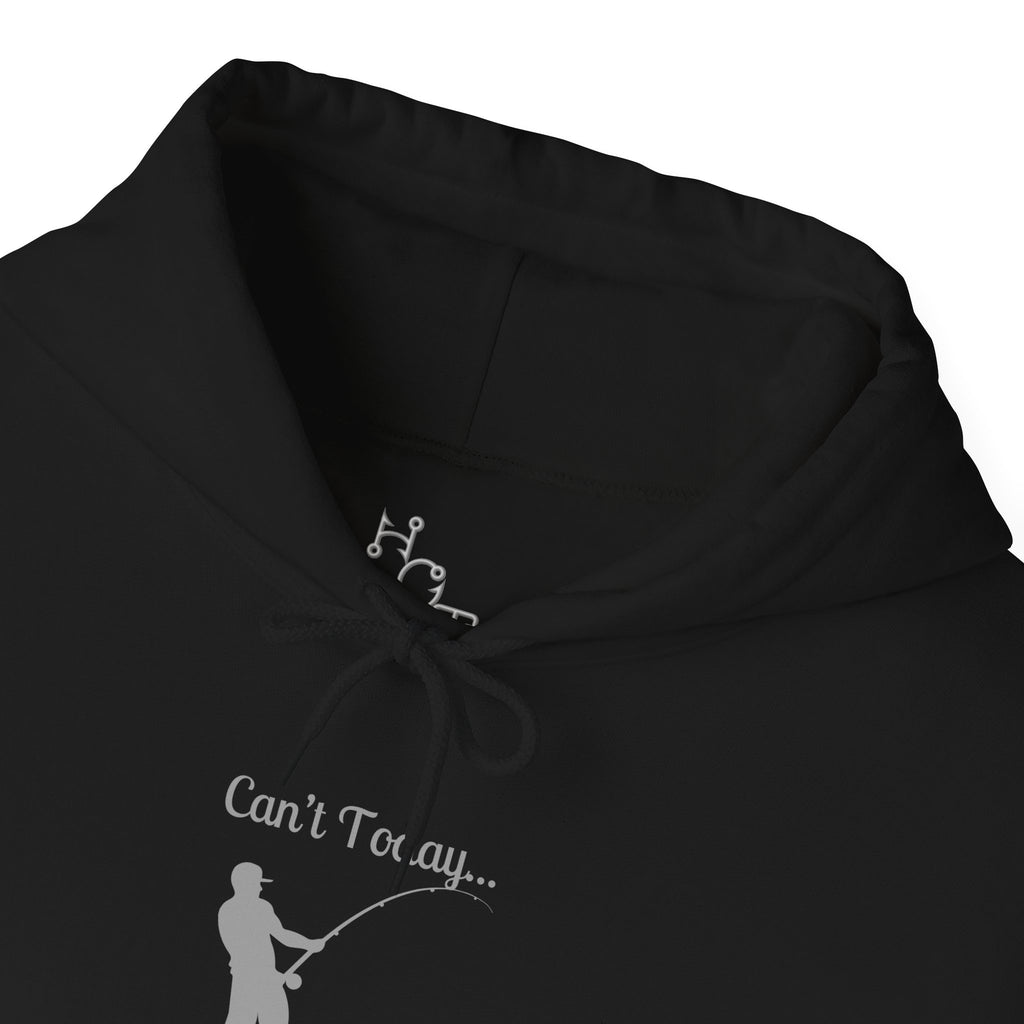 Hooded Sweatshirt - 'Can't Today...I Have Plans With My Rod' Fishing Theme