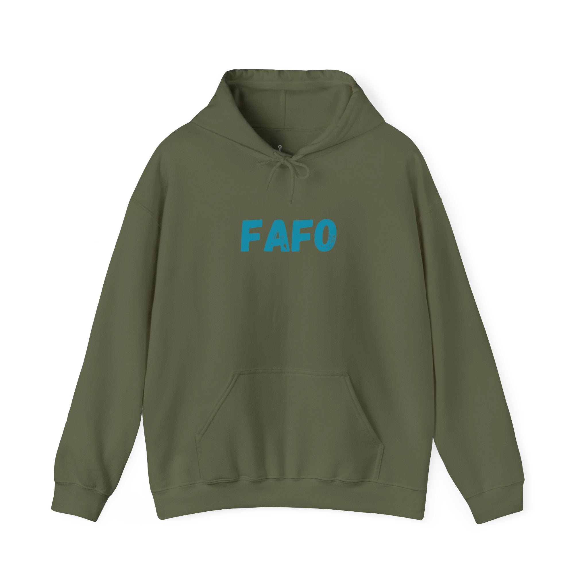 "FAFO - Fish Around and Find Out" Shark Unisex Heavy Blend™ Hooded Sweatshirt - Fun & Casual Streetwear