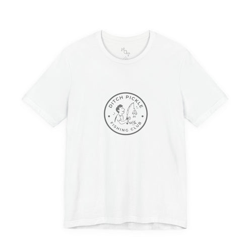 "Ditch Pickle Fishing Club" Funny Fishing Softstyle Tee — Gift for Anglers