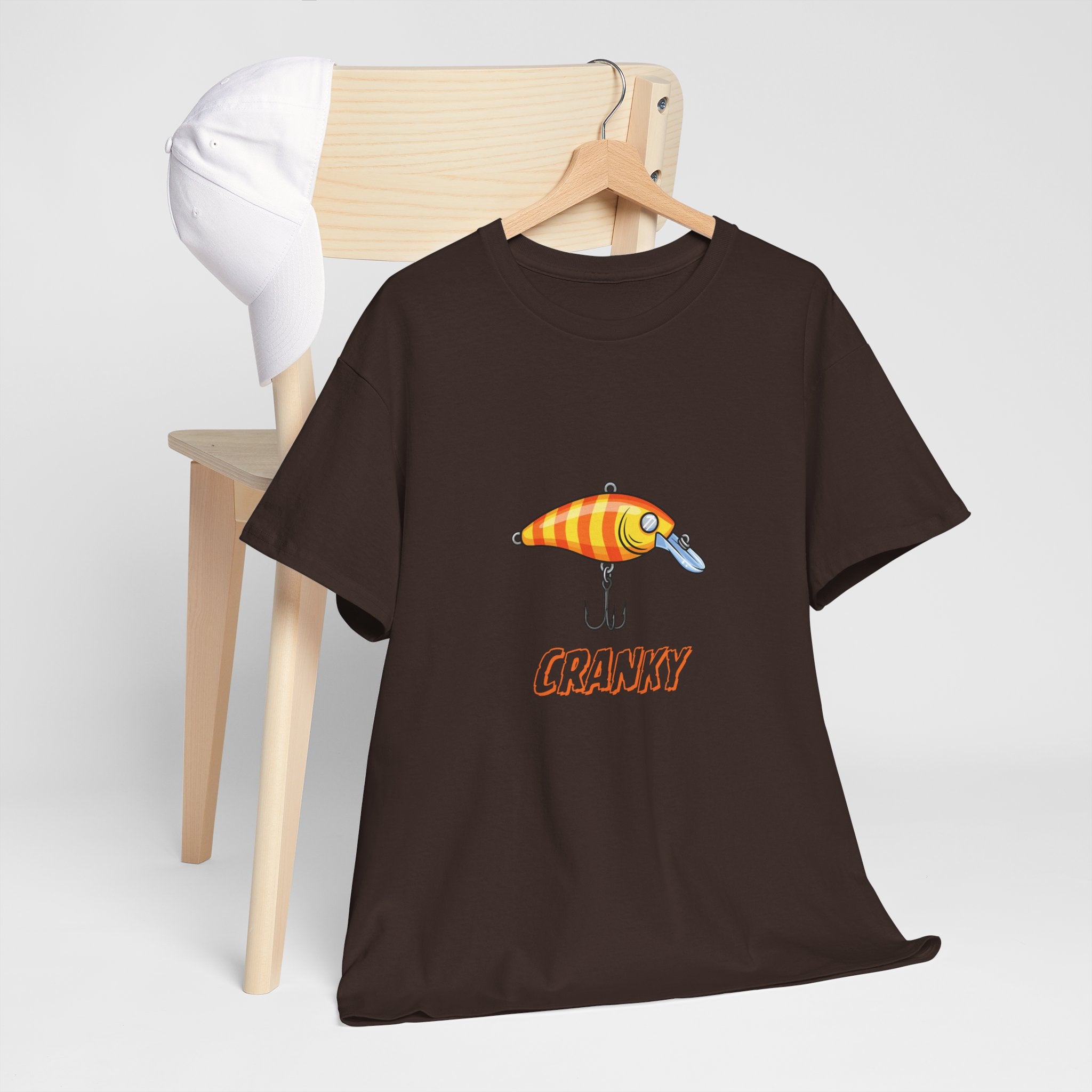 Fishing Lure 'Cranky' T-Shirt — Angler Graphic Tee for Fishermen & Outdoors