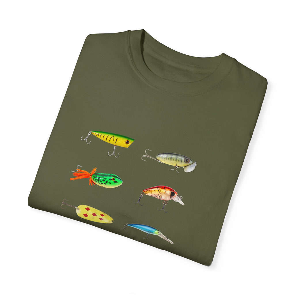 Unisex Fishing Theme T-Shirt - "Decisions, Decisions" Graphic Tee