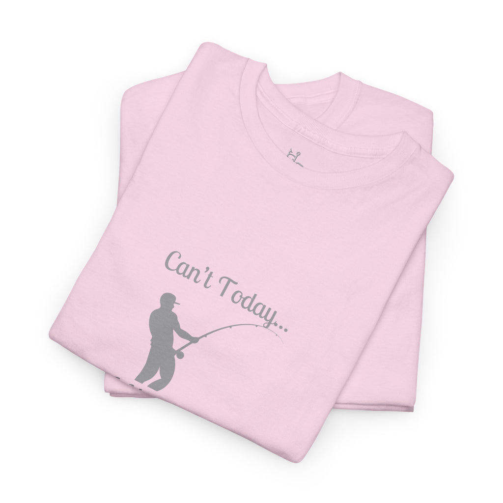 Fishing T-Shirt - "Can't Today... I Have Plans With My Rod" Casual Angler Tee