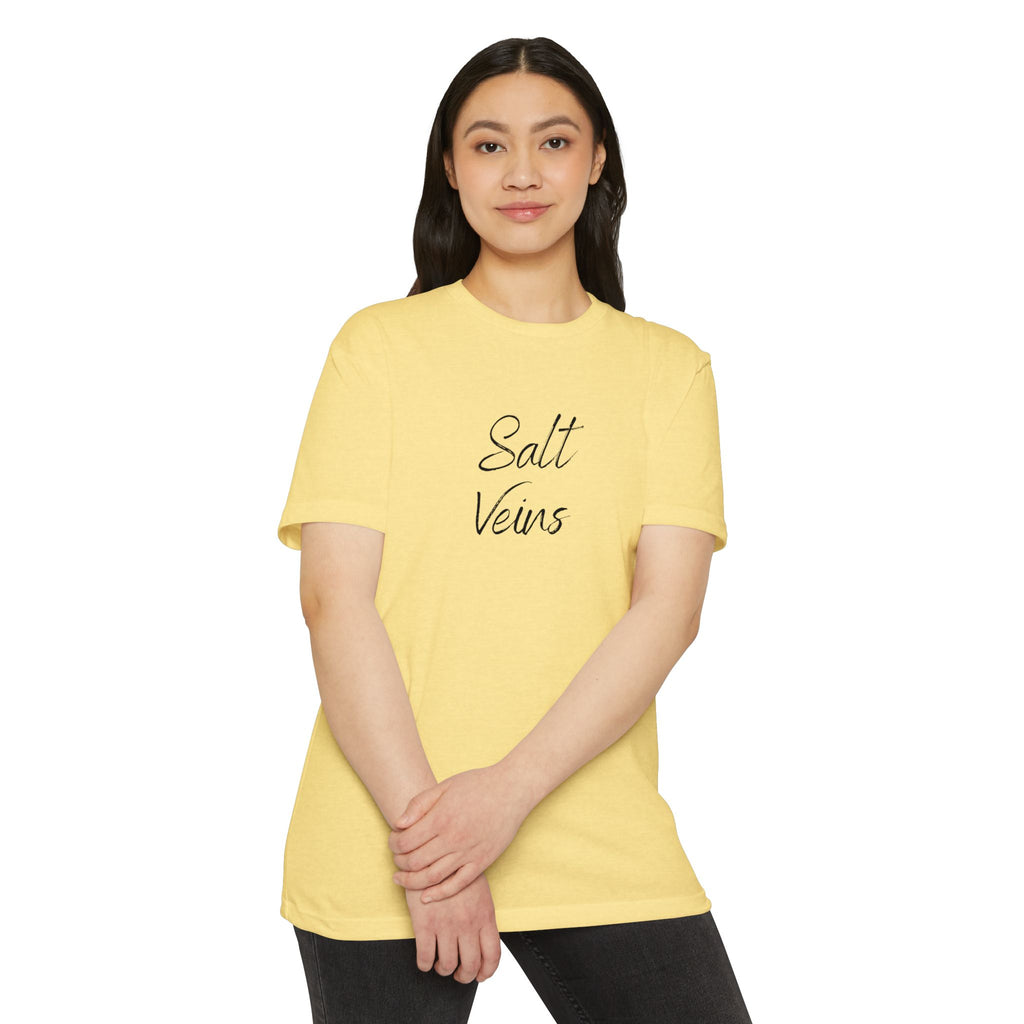 "Salt Veins" Fishing Lifestyle CVC Jersey Tee — Gift for Anglers