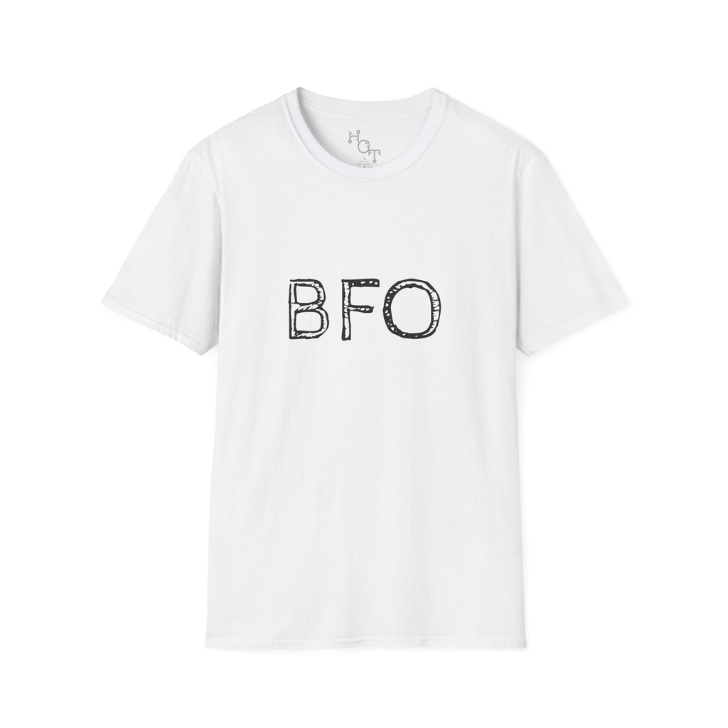 "BFO: Boat Flips Only" Unisex Softstyle T-Shirt - Perfect for Fishing Enthusiasts