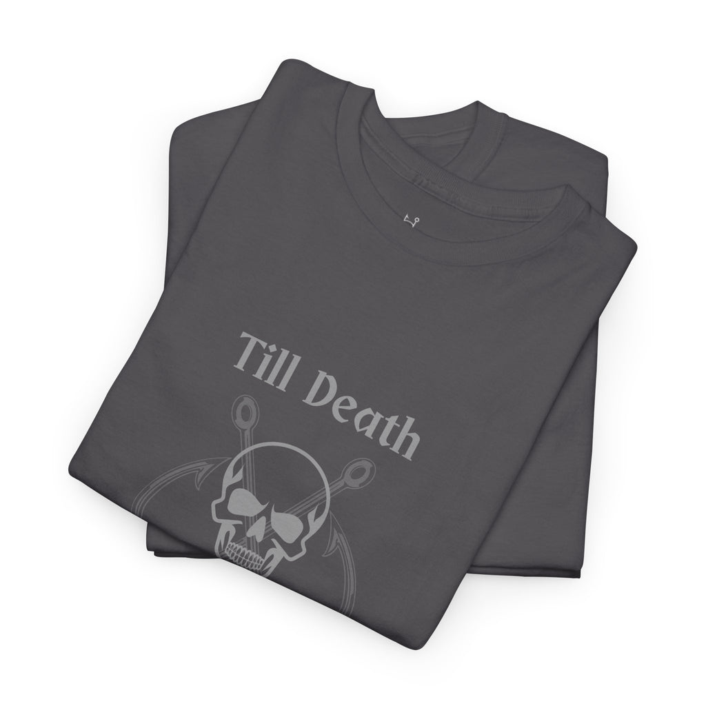 "Till Death Do Us Part" Funny Fishing Softstyle Tee — Gift for Anglers