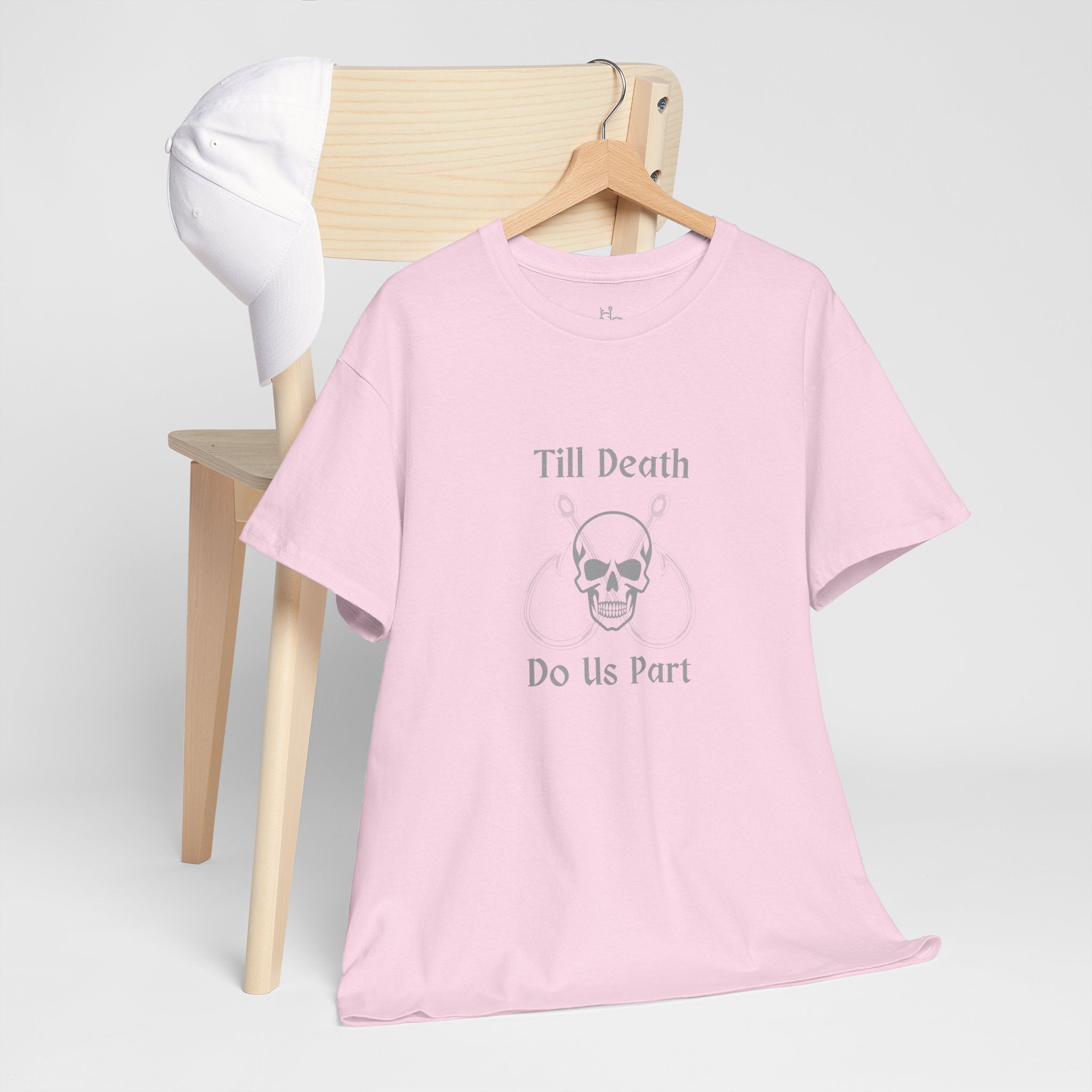 "Till Death Do Us Part" Funny Fishing Softstyle Tee — Gift for Anglers