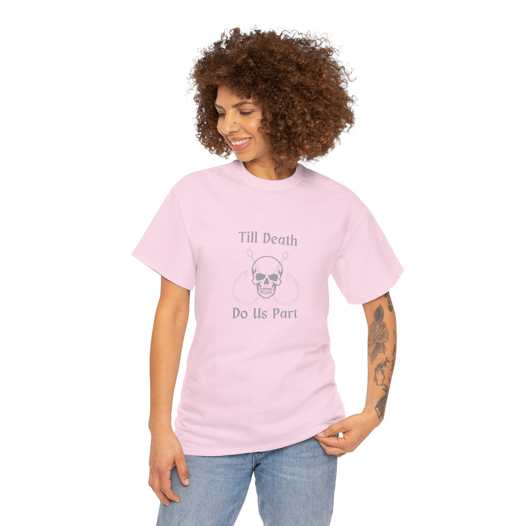 "Till Death Do Us Part" Funny Fishing Softstyle Tee — Gift for Anglers