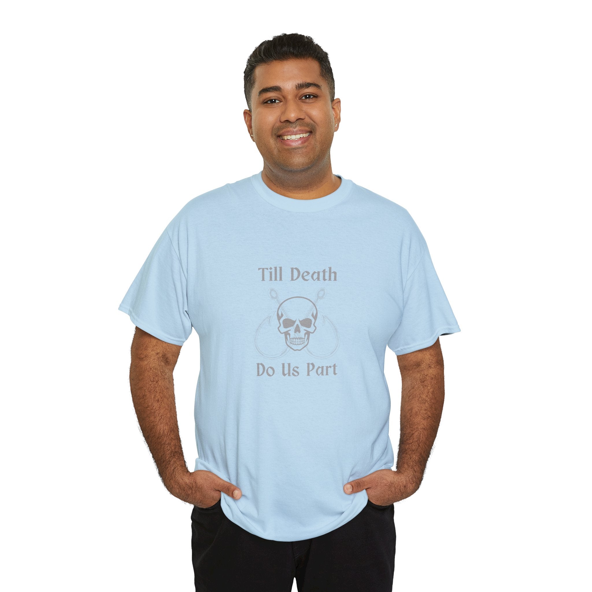 "Till Death Do Us Part" Funny Fishing Softstyle Tee — Gift for Anglers