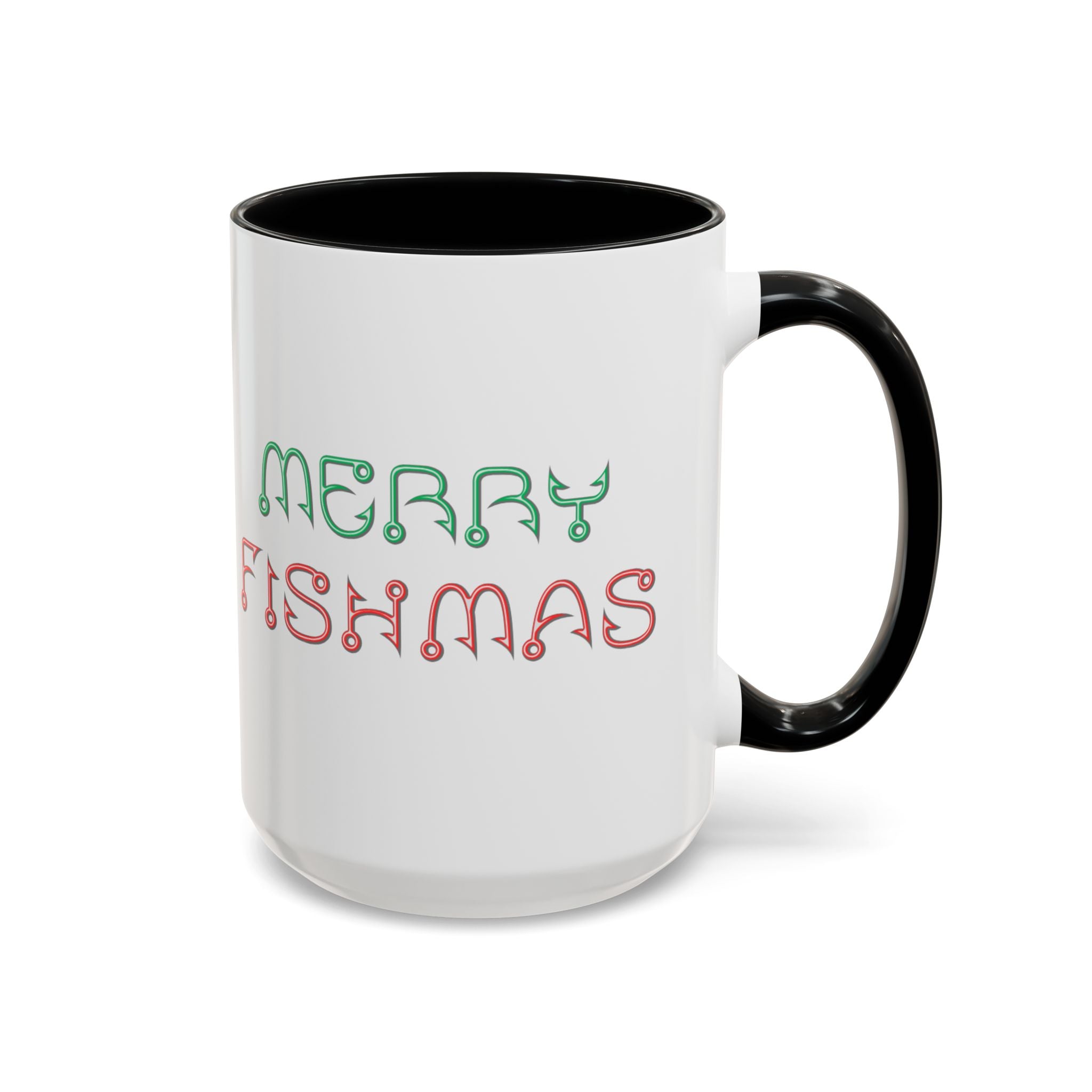 Merry Fishmas Coffee Mug — Funny Holiday Fishing Gift (11/15 oz)