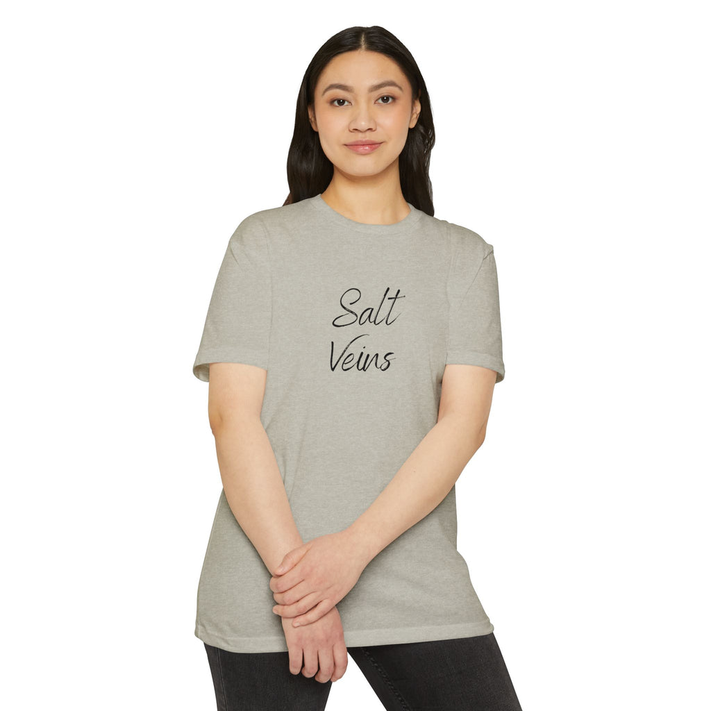 "Salt Veins" Fishing Lifestyle CVC Jersey Tee — Gift for Anglers