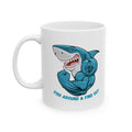 "FAFO - Fish Around and Find Out" Funny Fish Ceramic Mug - 11oz & 15oz