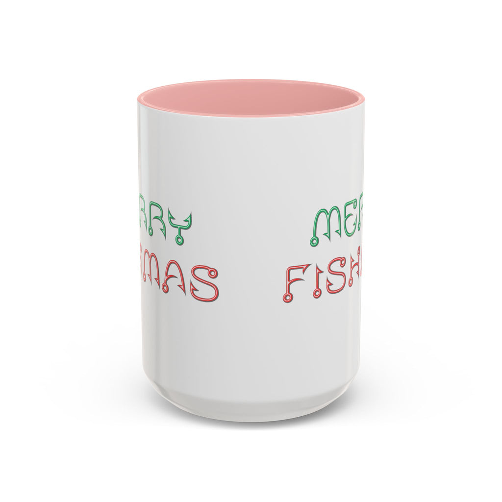 Merry Fishmas Coffee Mug — Funny Holiday Fishing Gift (11/15 oz)