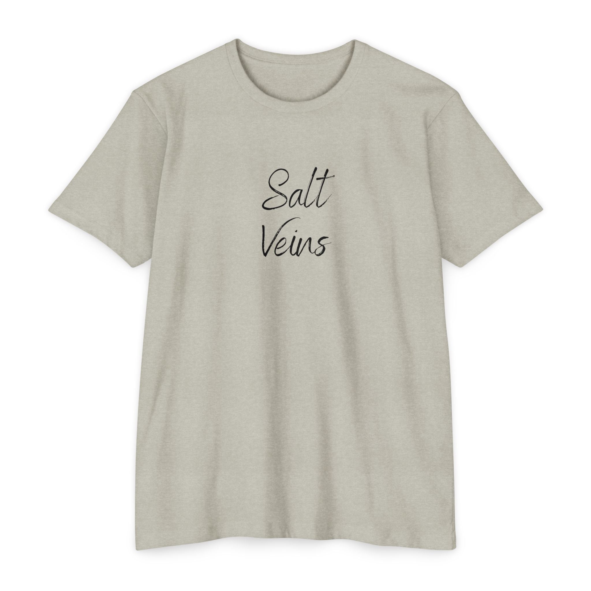 Salt Veins Unisex CVC Jersey T-shirt – Casual Summer Wear