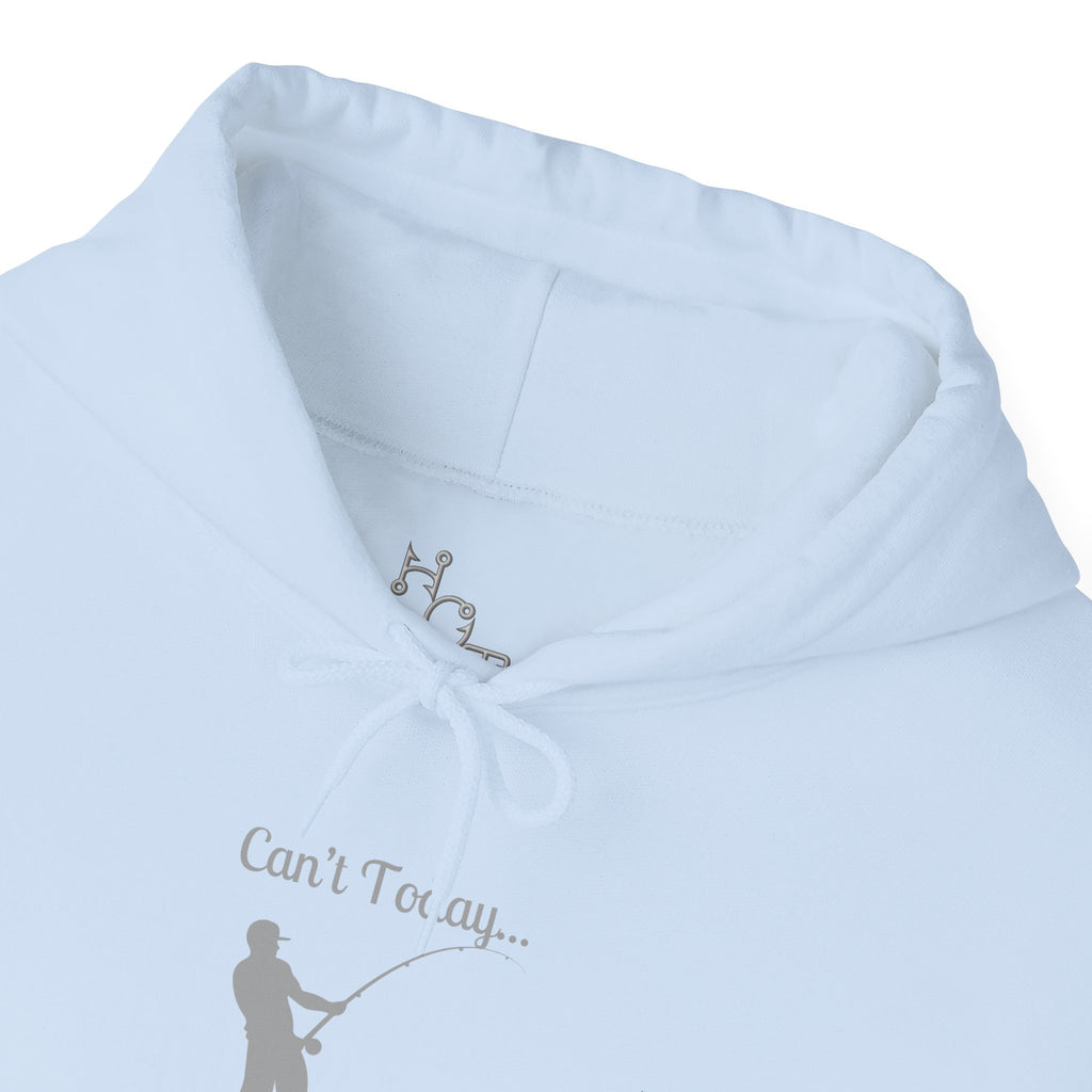 Hooded Sweatshirt - 'Can't Today...I Have Plans With My Rod' Fishing Theme