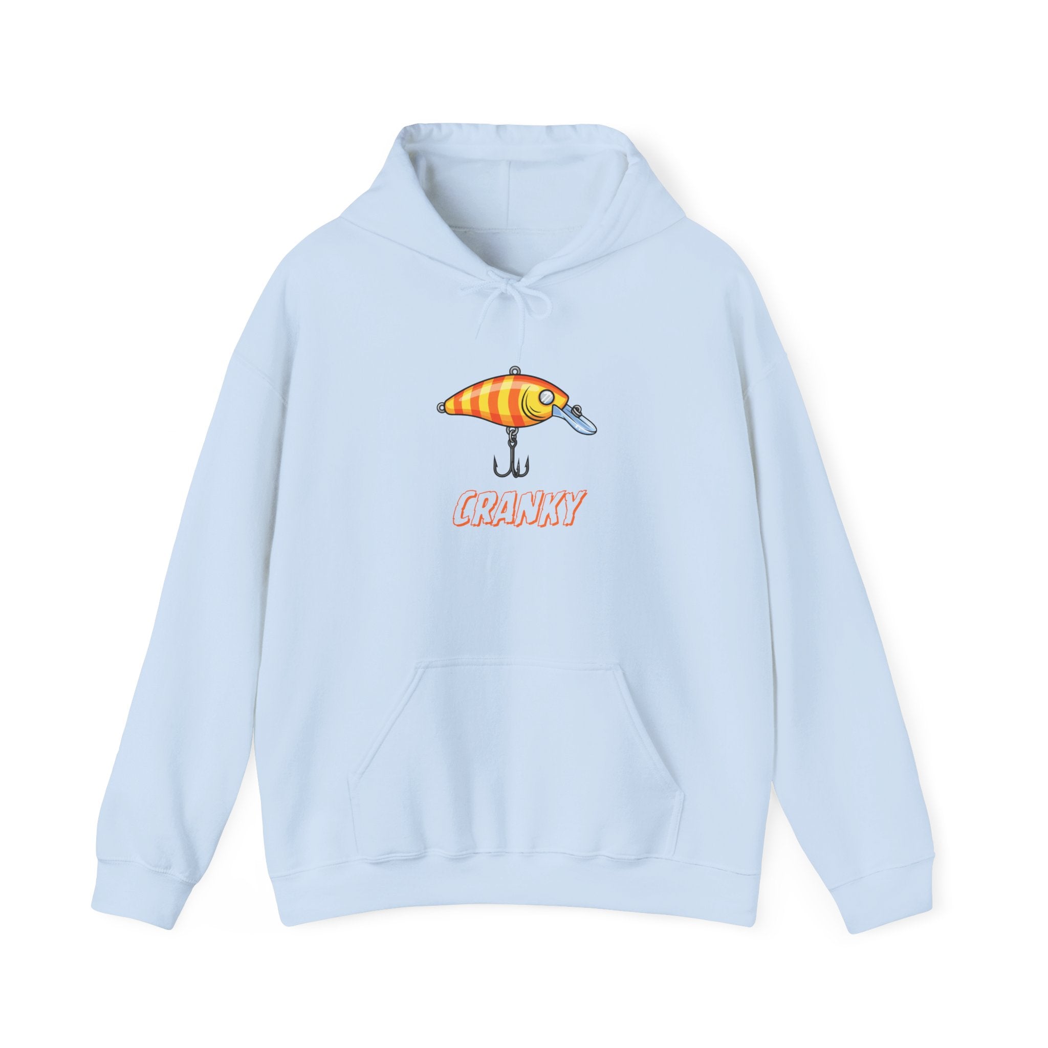 Fishing Lure Hoodie — Retro Crankbait Design "CRANKY"