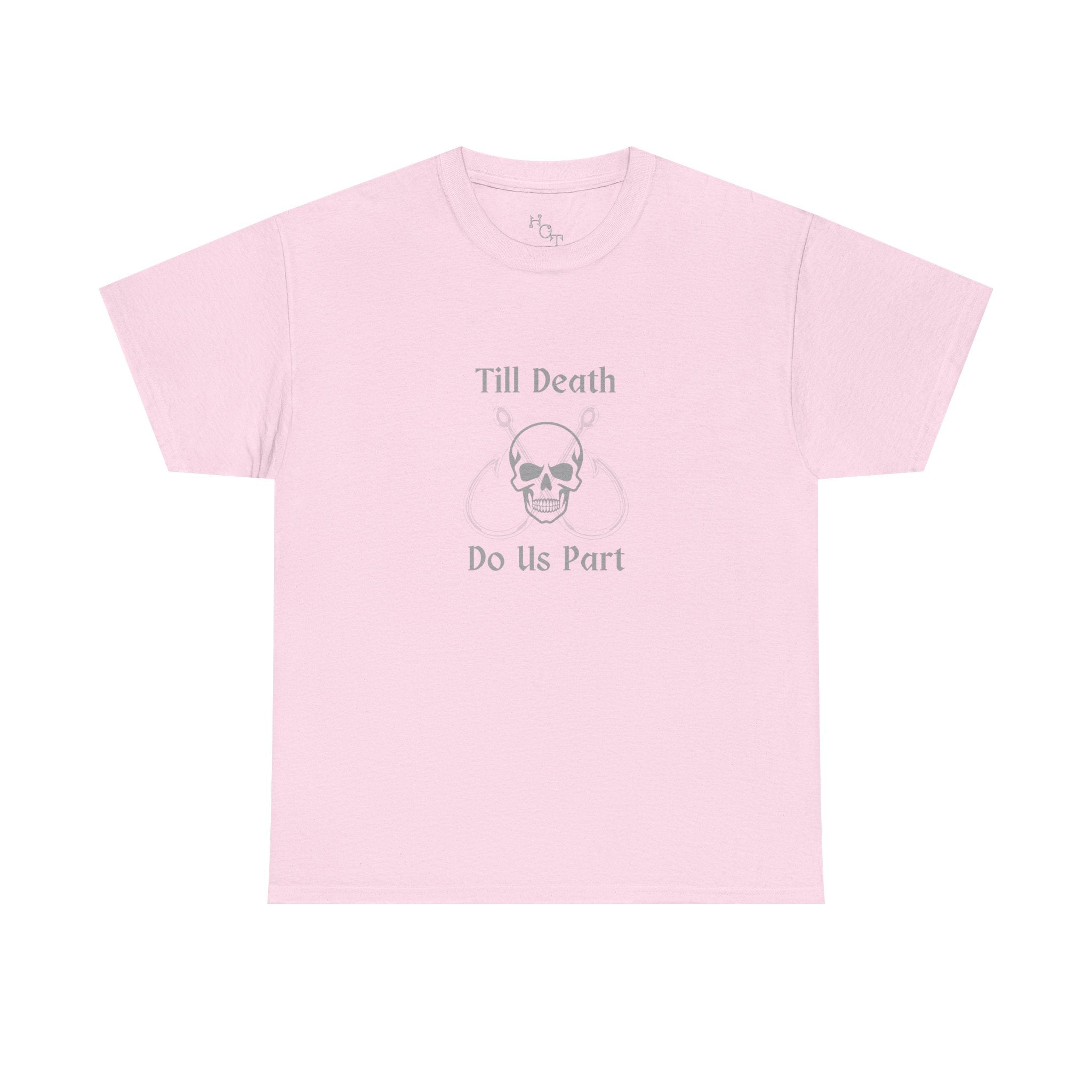 "Till Death Do Us Part" Skull Fishing Tee — Anniversary Shirt/Love Of Fishing