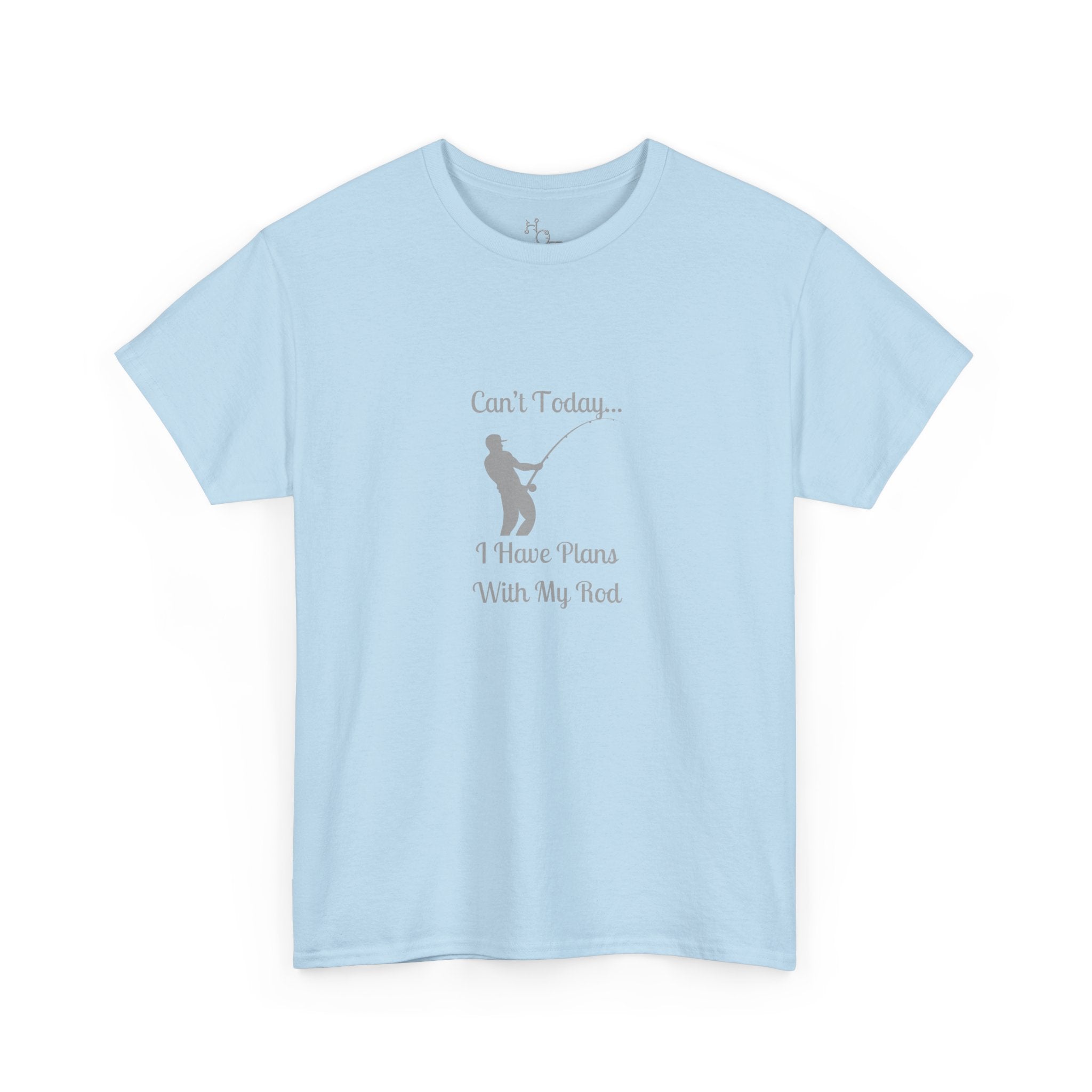 Fishing T-Shirt - "Can't Today... I Have Plans With My Rod" Casual Angler Tee