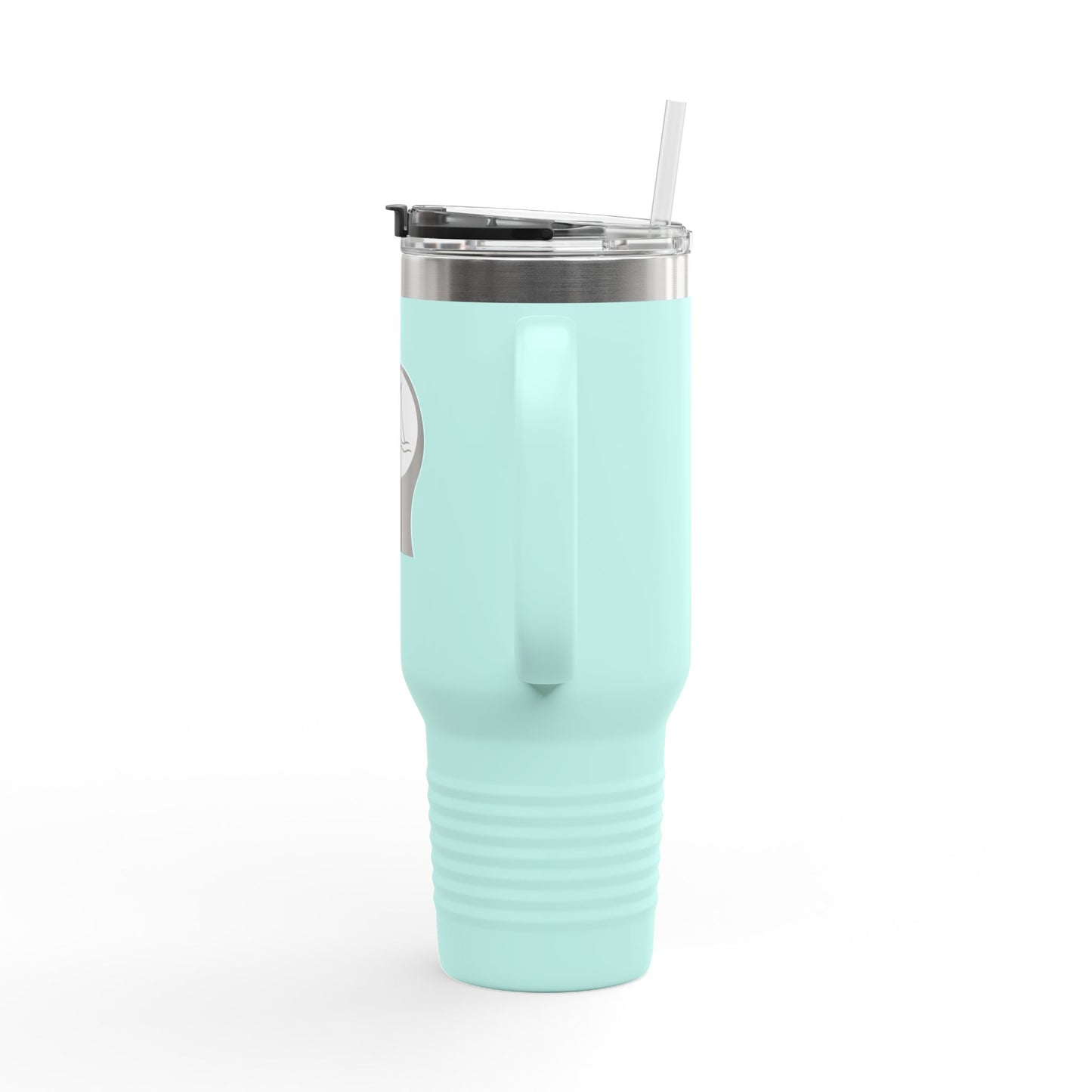 "Fishing on the Brain" Insulated Travel Mug - 40oz, Perfect for Outdoor Adventures