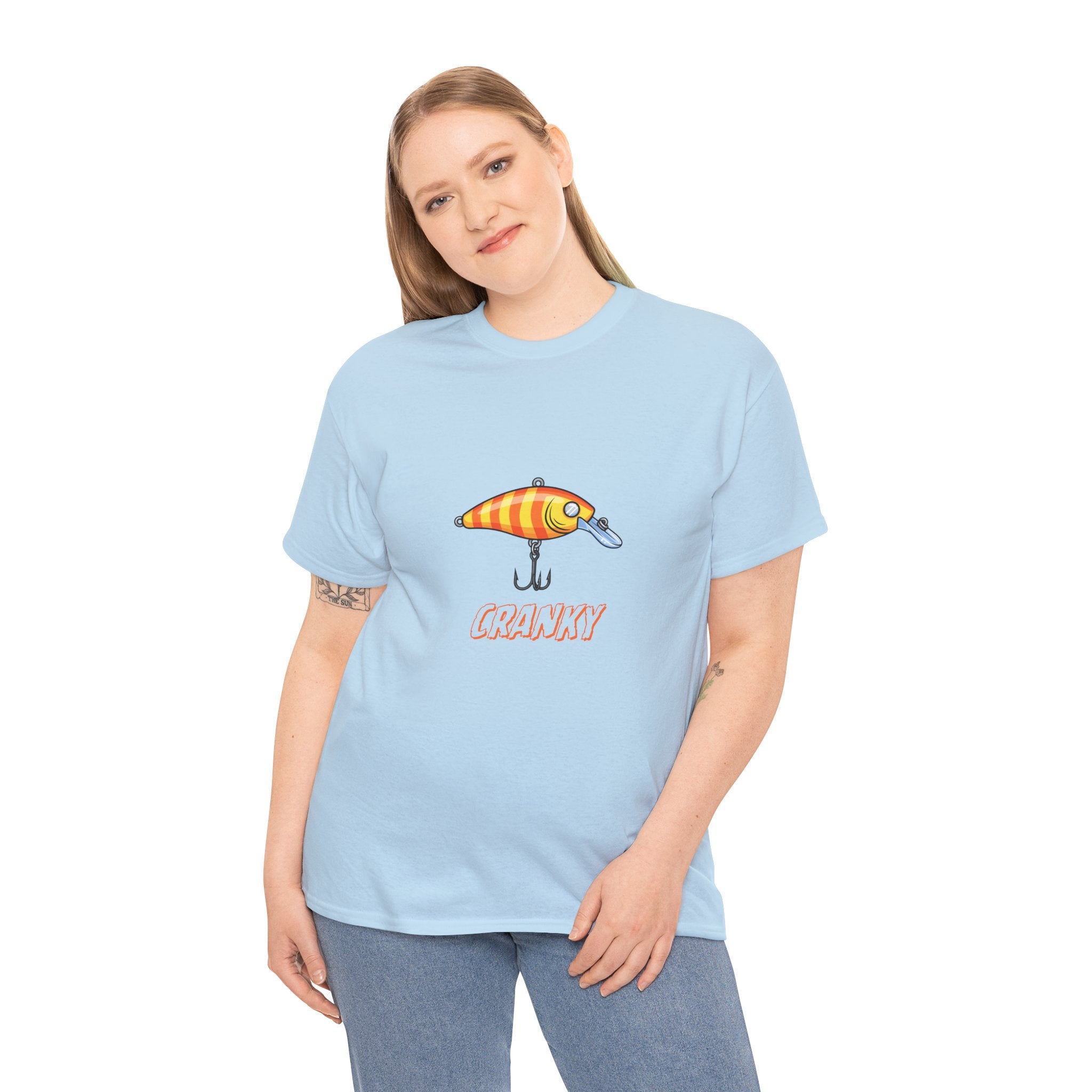 Fishing Lure 'Cranky' T-Shirt — Angler Graphic Tee for Fishermen & Outdoors